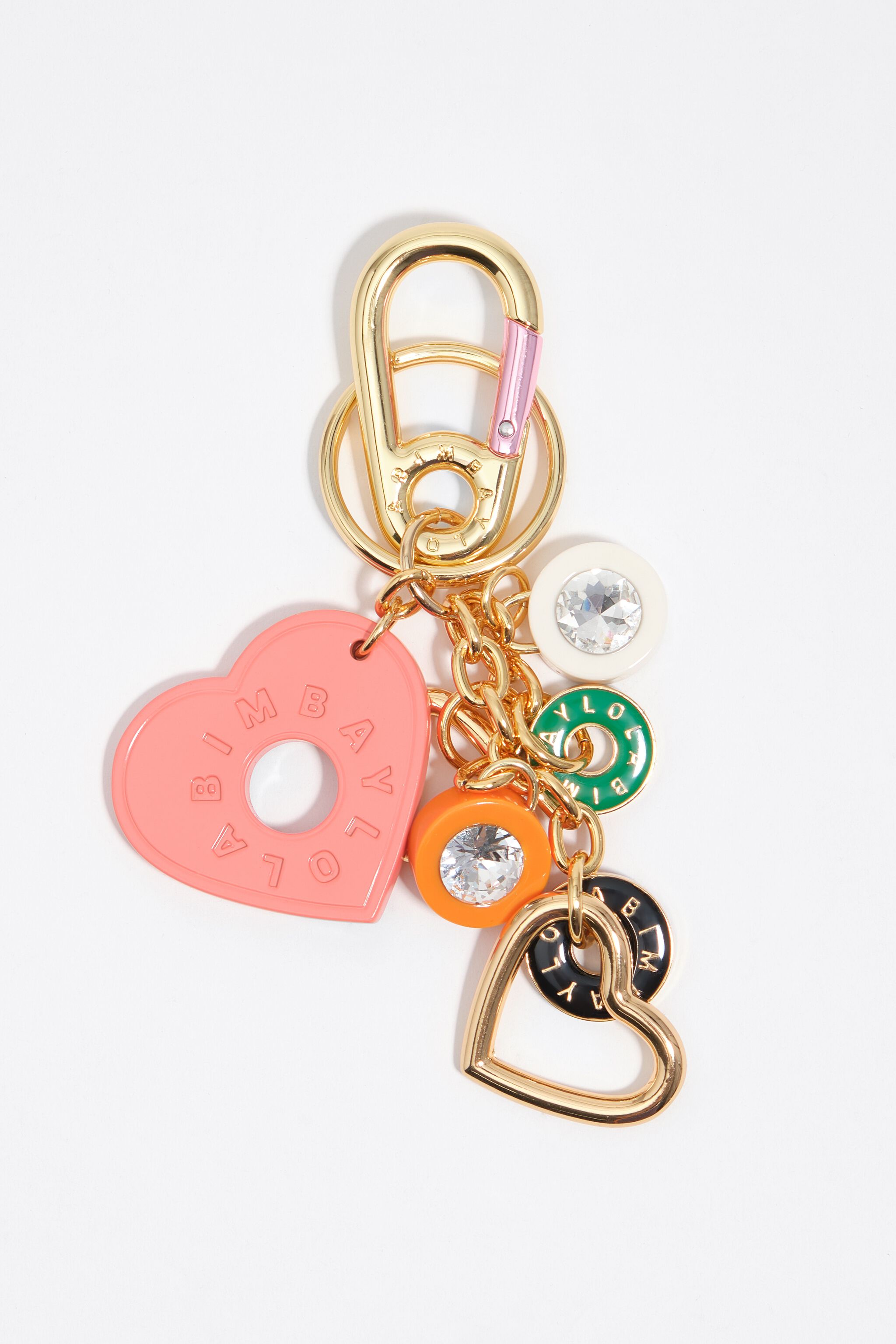 Metal multi-logo key ring