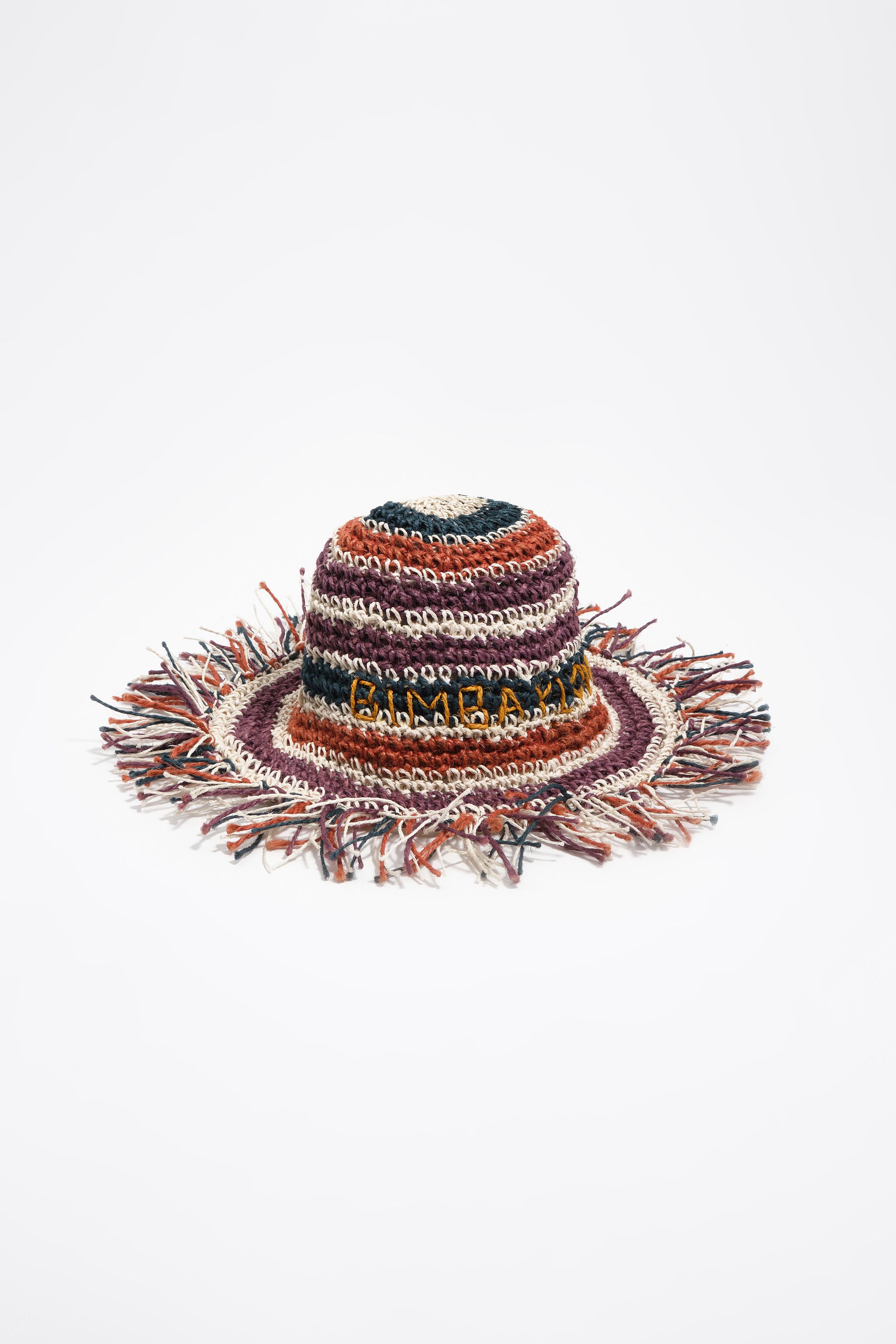 Frayed jute hat