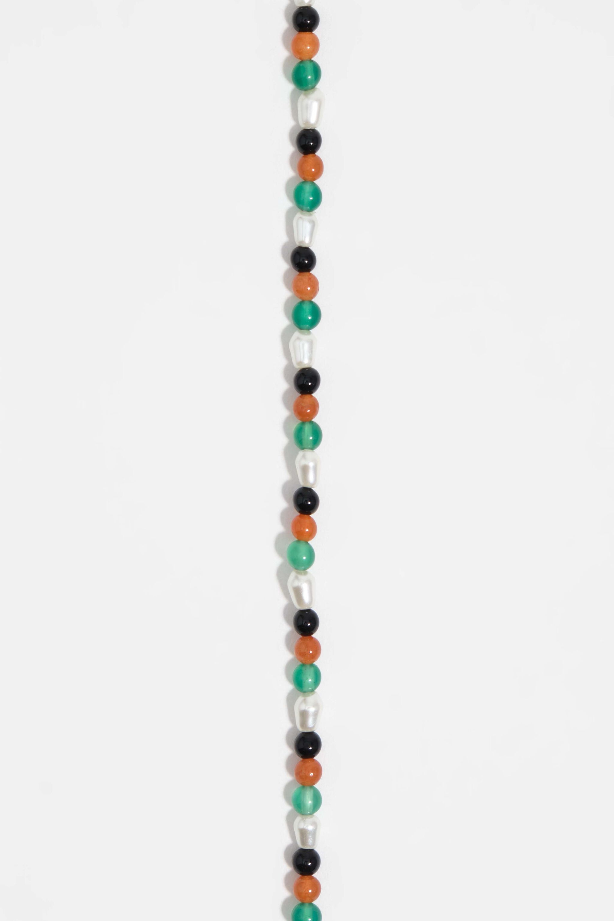 Golden chains and stones necklace