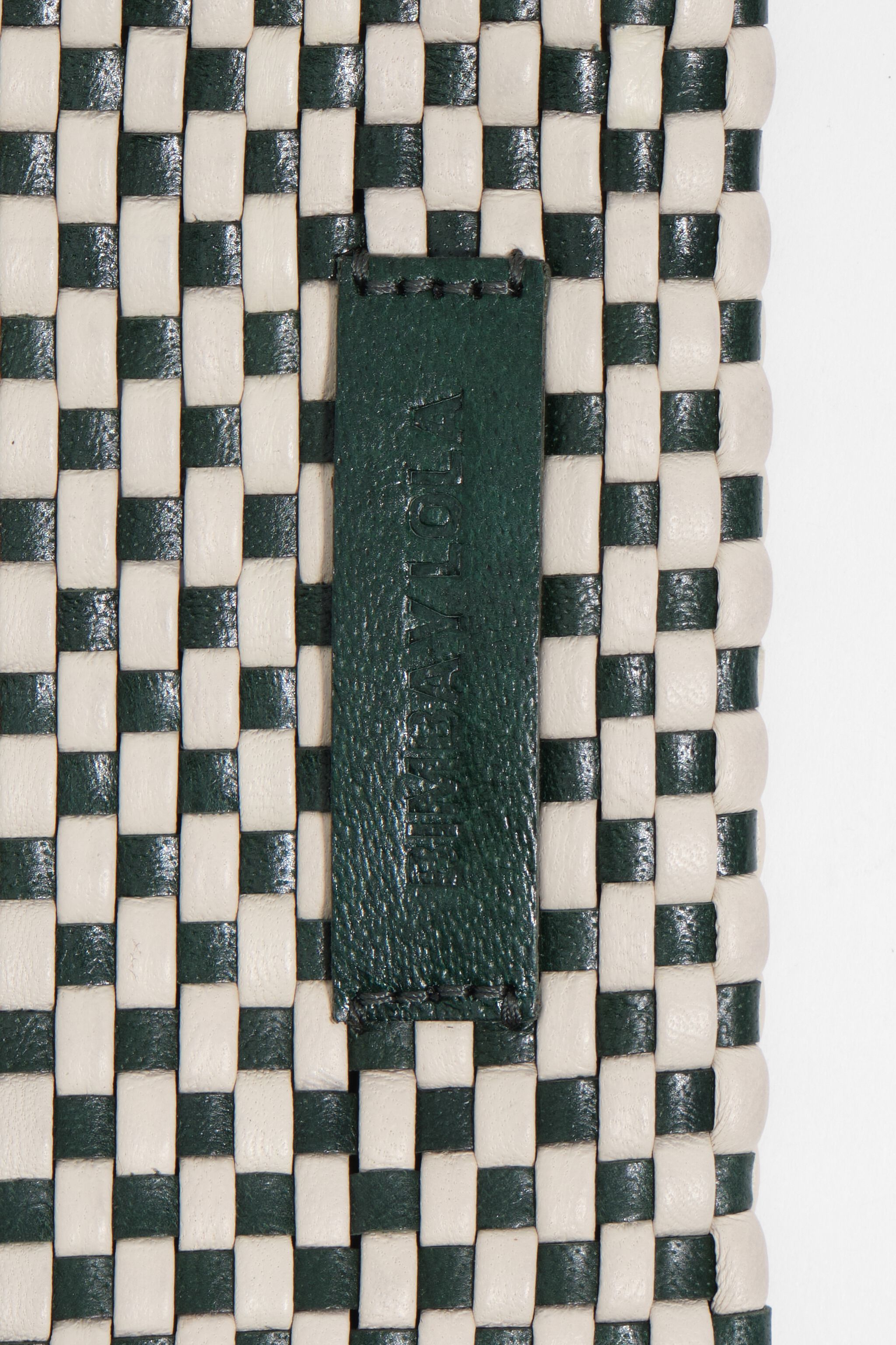 Dark green leather coin purse