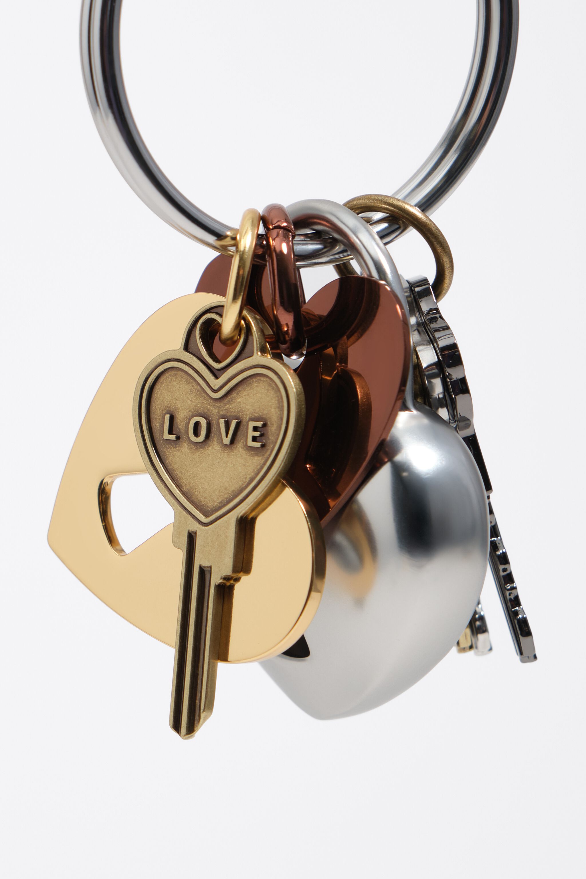 Metal key ring for multiple keys
