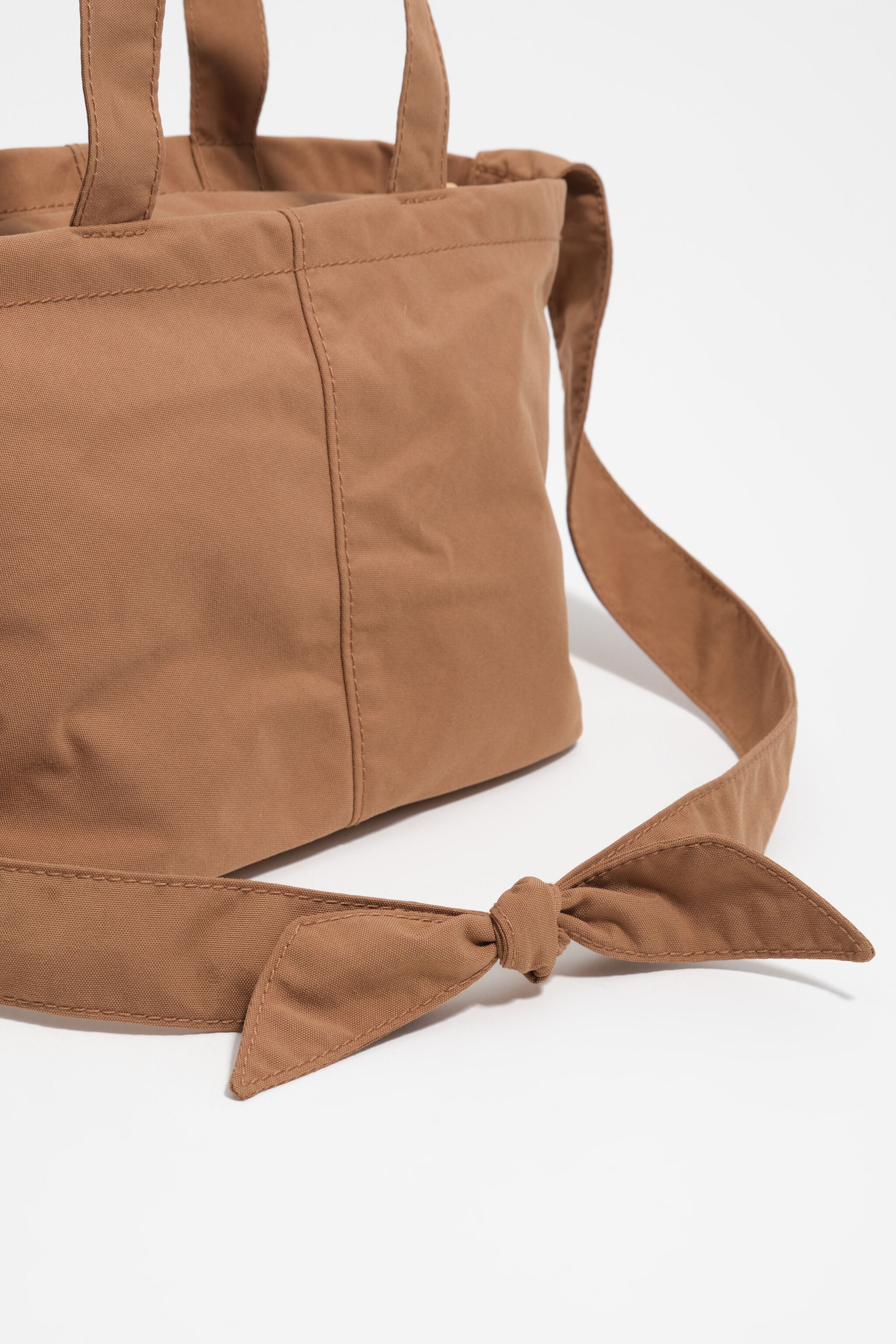 Cinnamon nylon crossbody bag