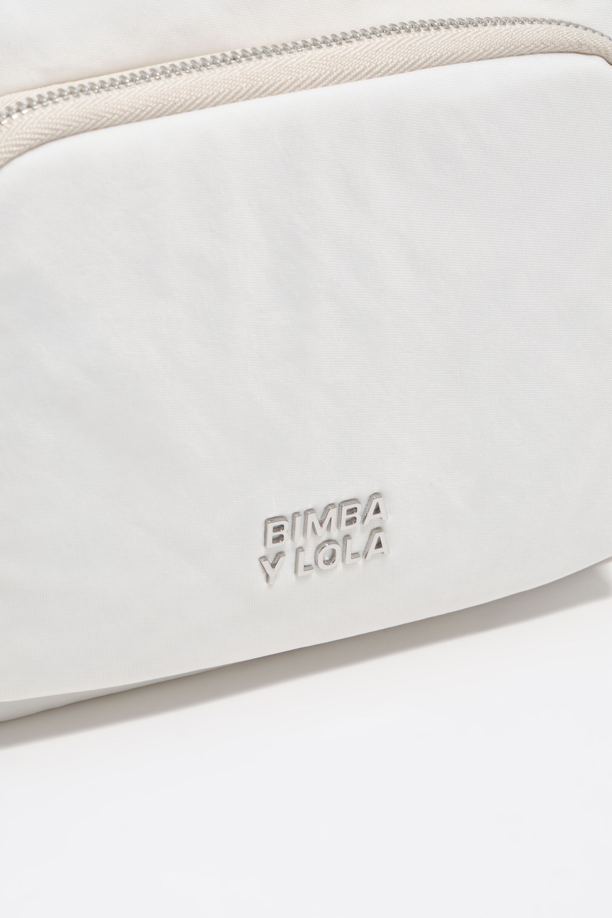 Small white nylon Pocket bag