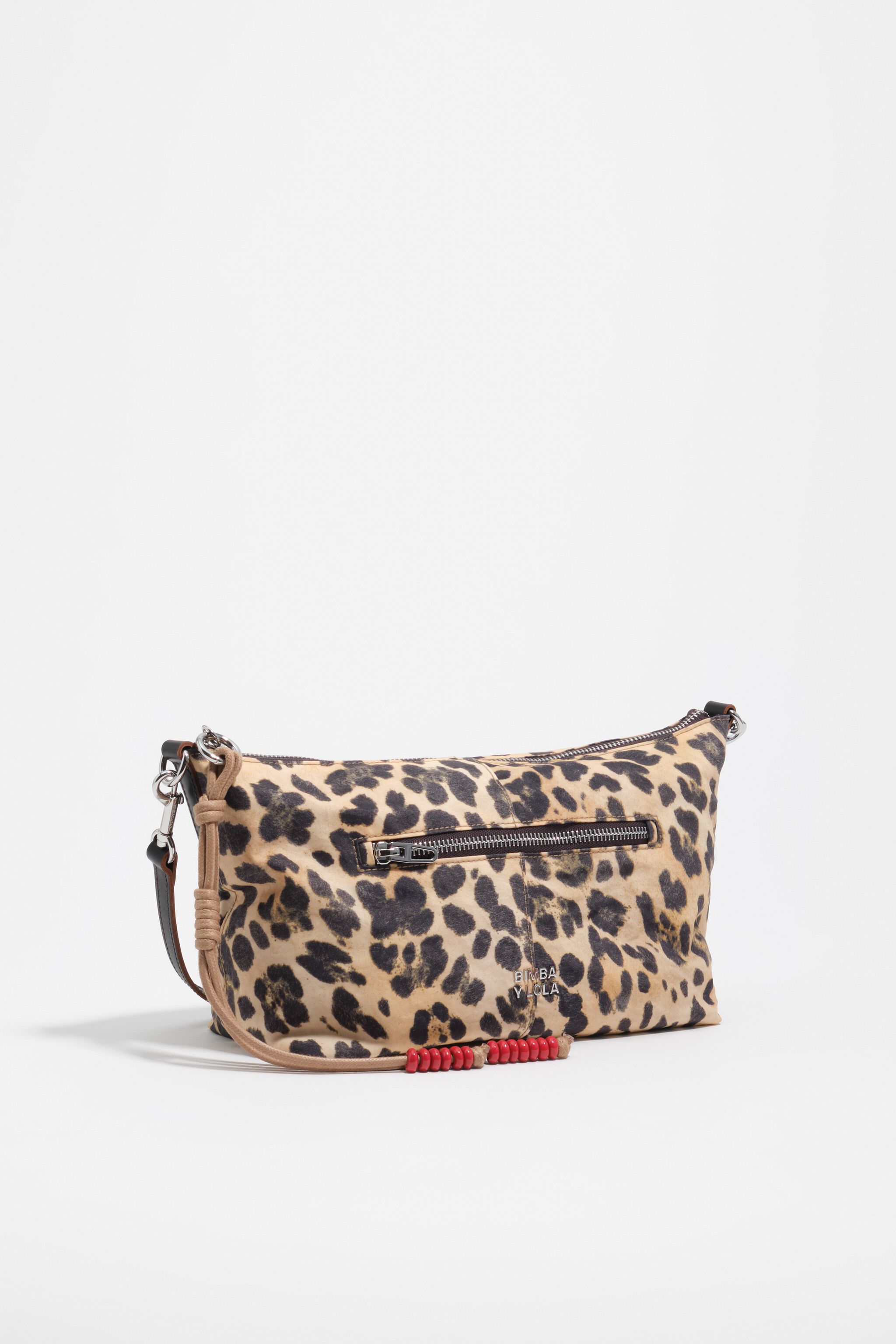 Natural Leopard Trapecio bag