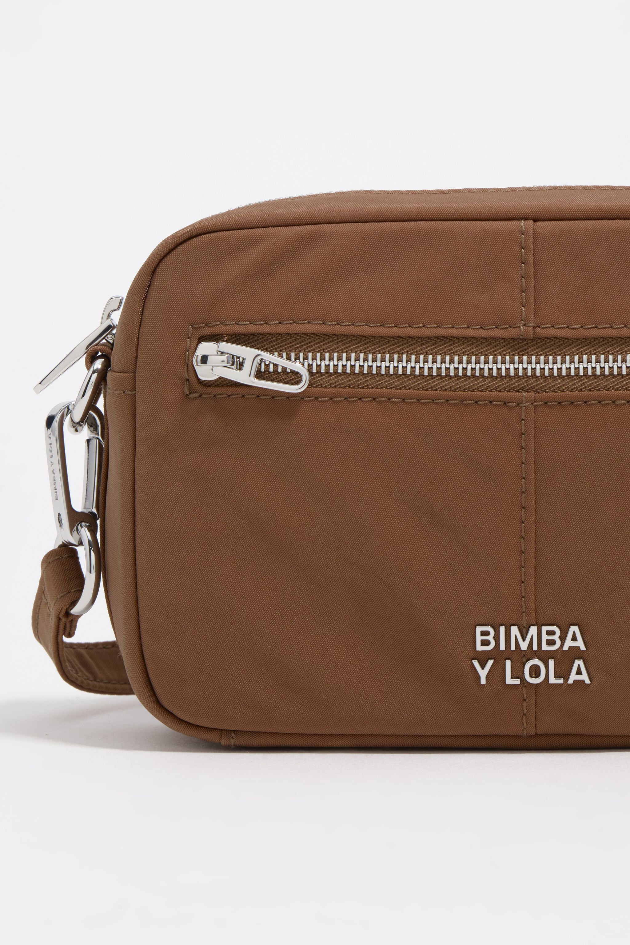 Turrón nylon mini crossbody bag