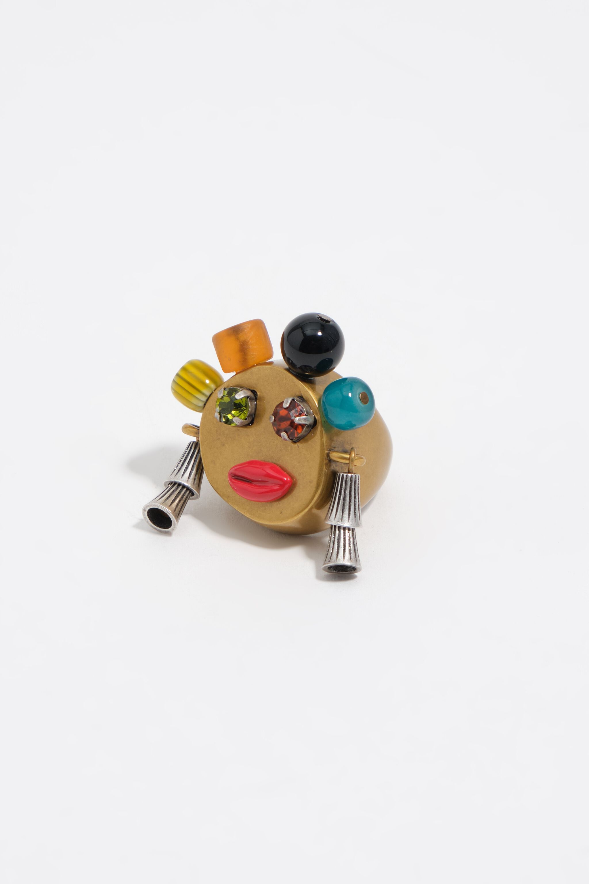 Multicolor glass mask ring