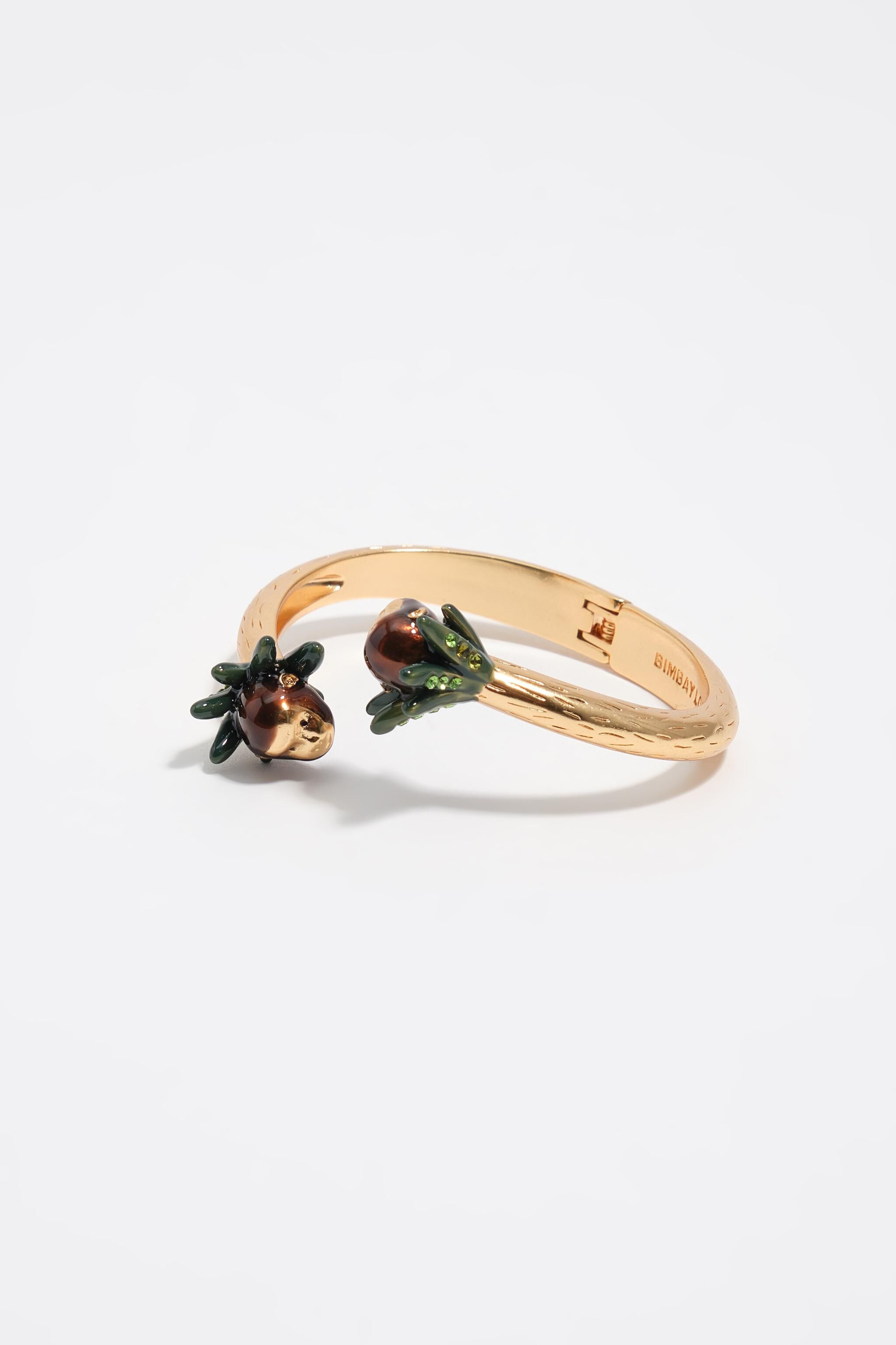 Brown crossover monkey bracelet