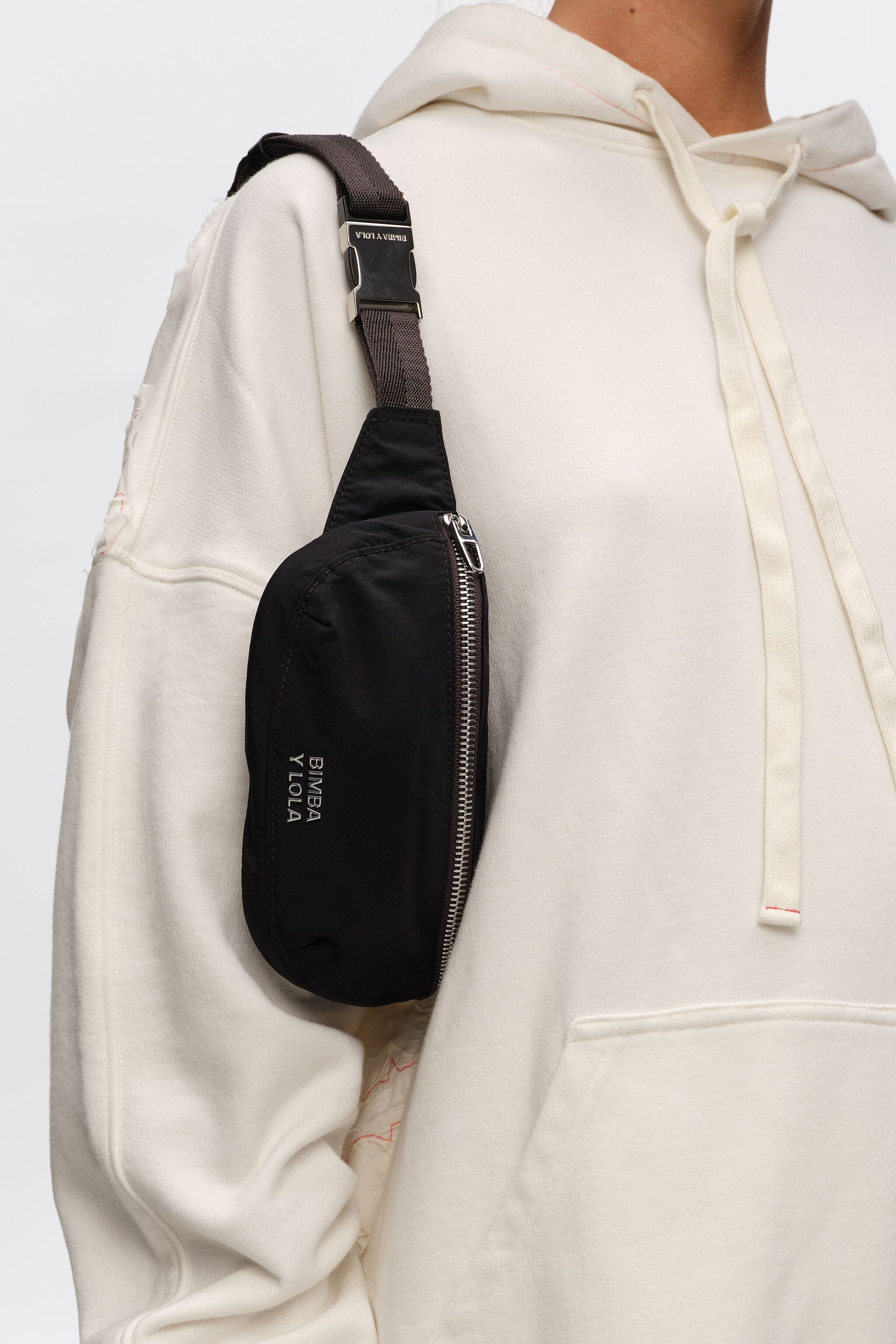 Graphite nylon bumbag