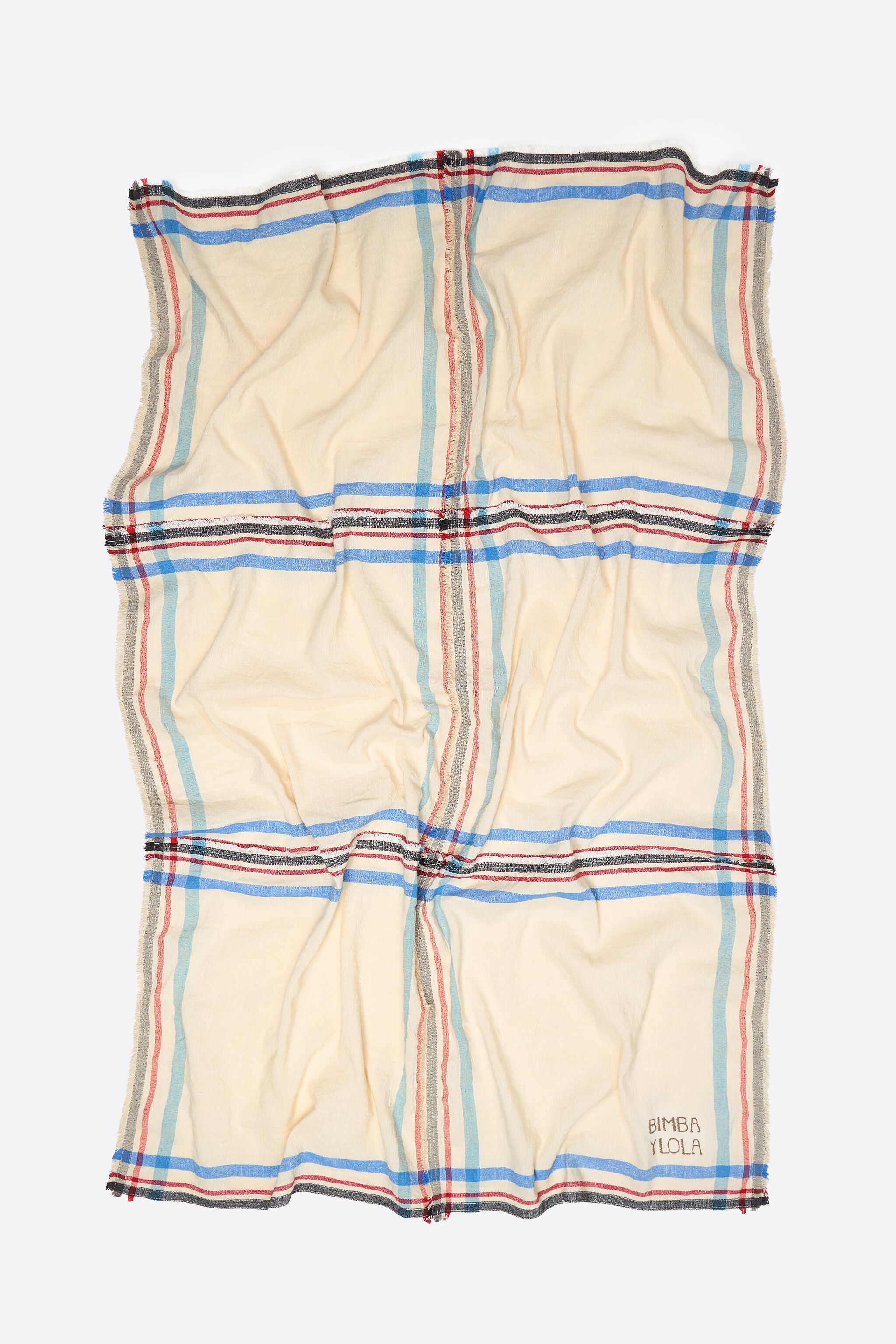 Ecru striped towel