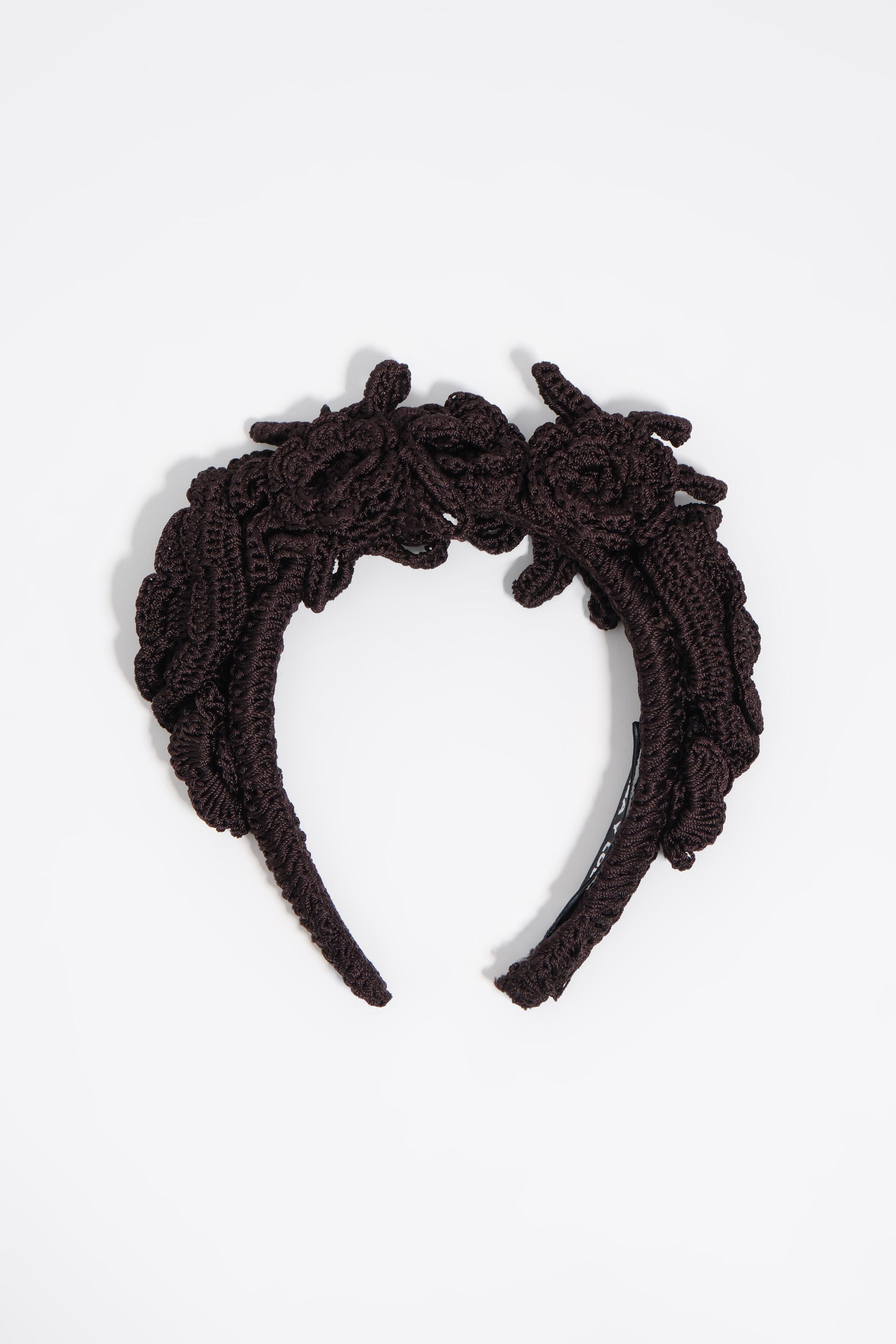 Chocolate crochet headband