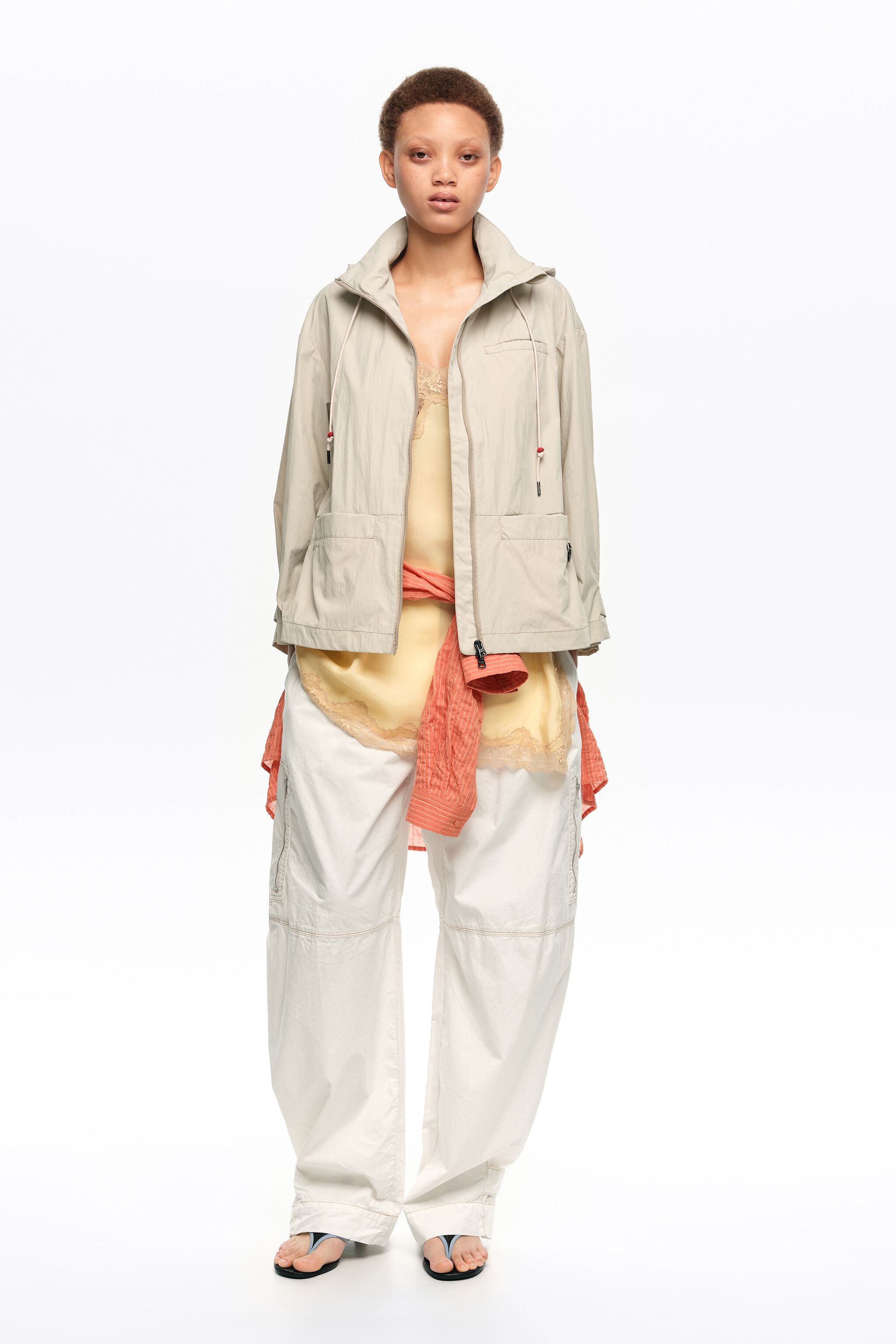 Stone fluid A-line trench