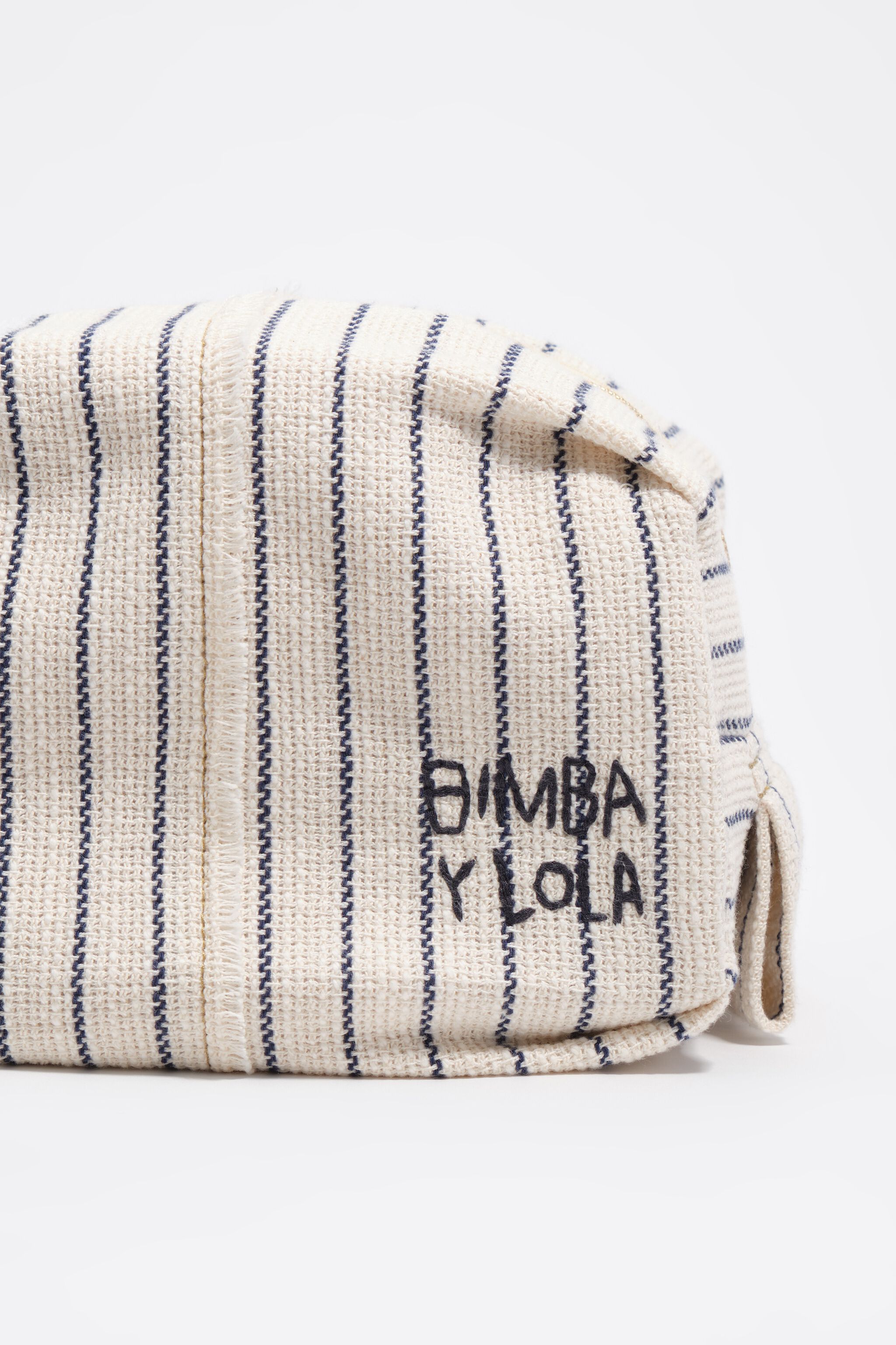 Large raw cotton make-up case