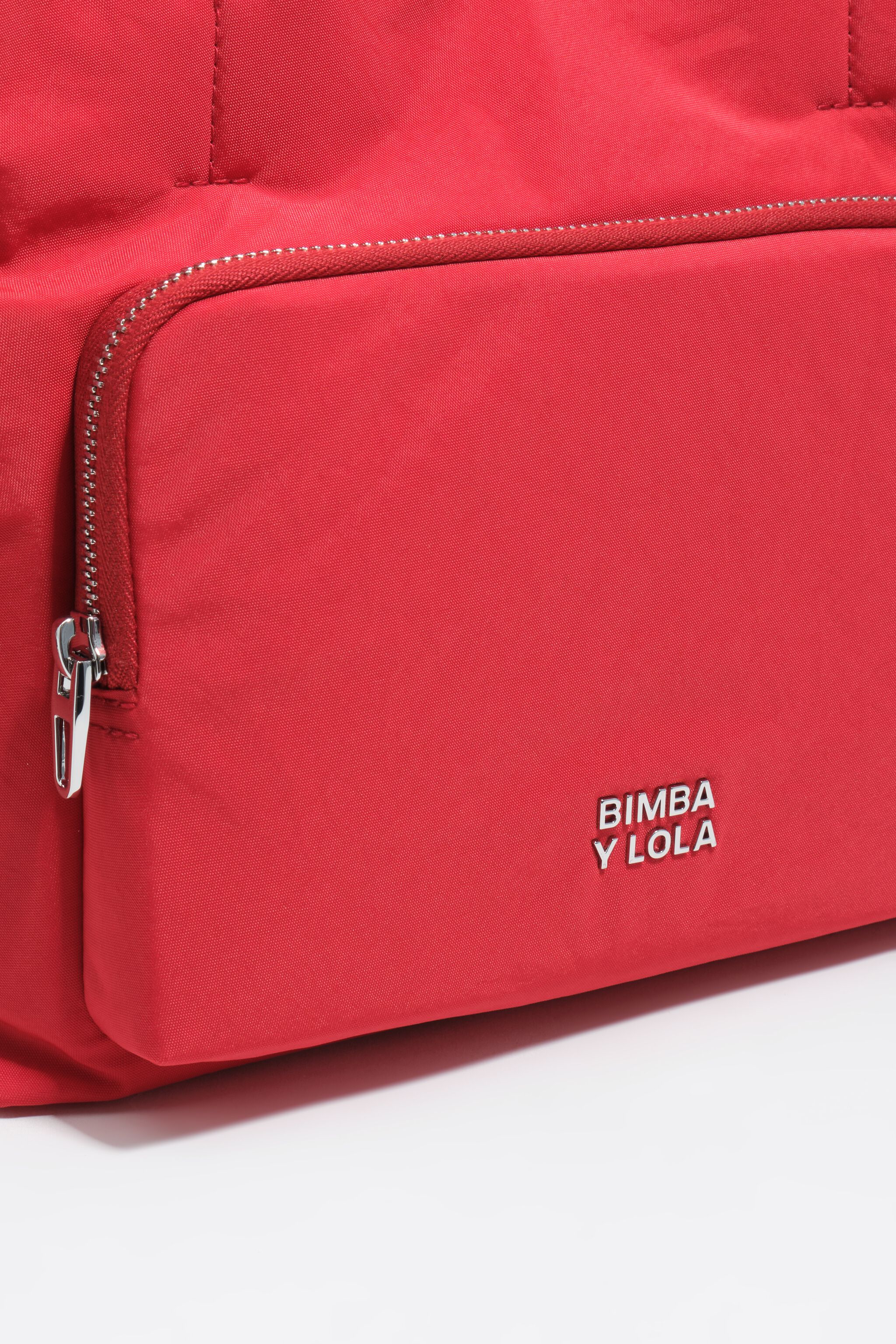 Medium red nylon Pocket crossbody bag