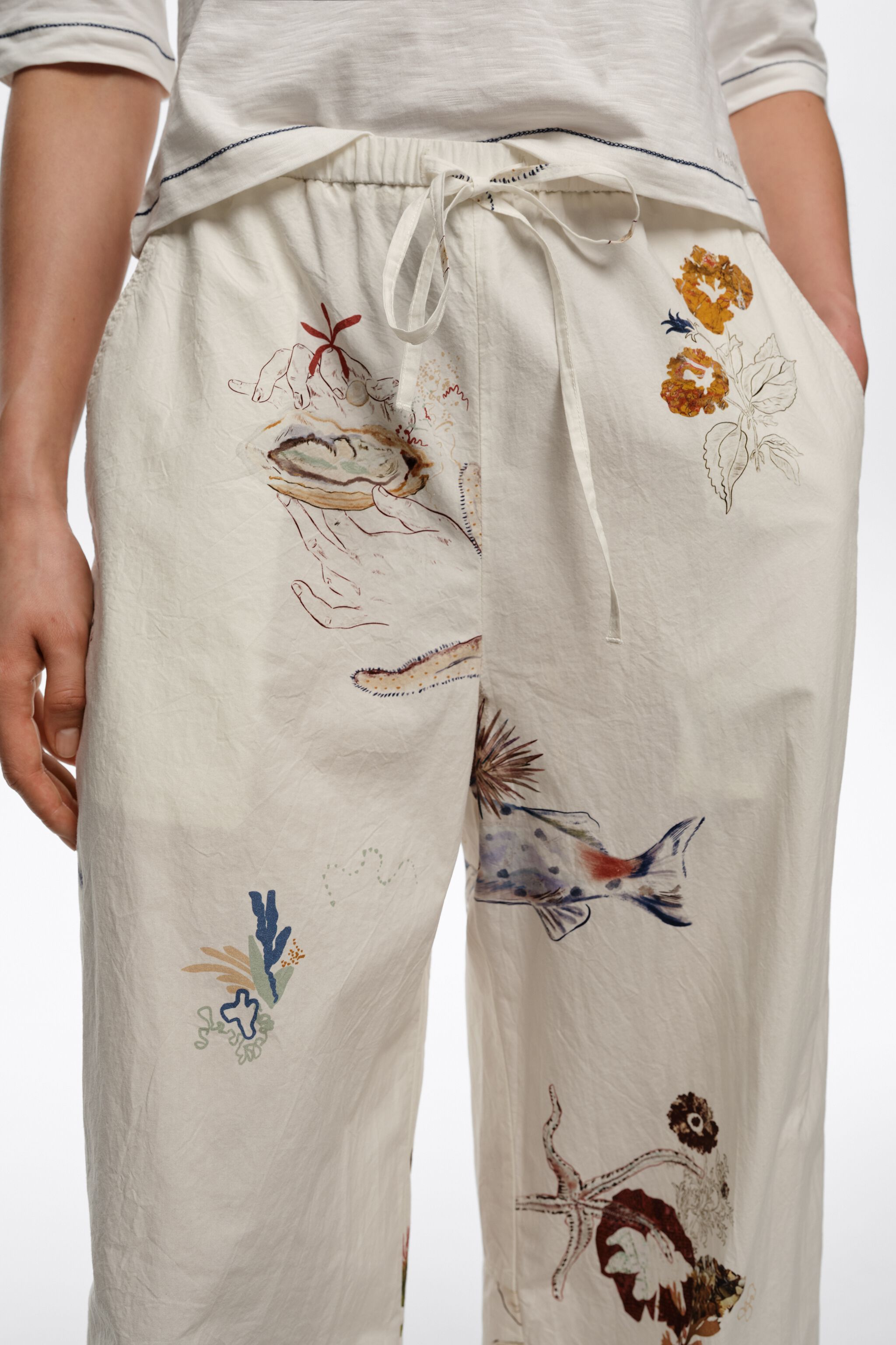 Off-white Seabed cotton jogger trousers