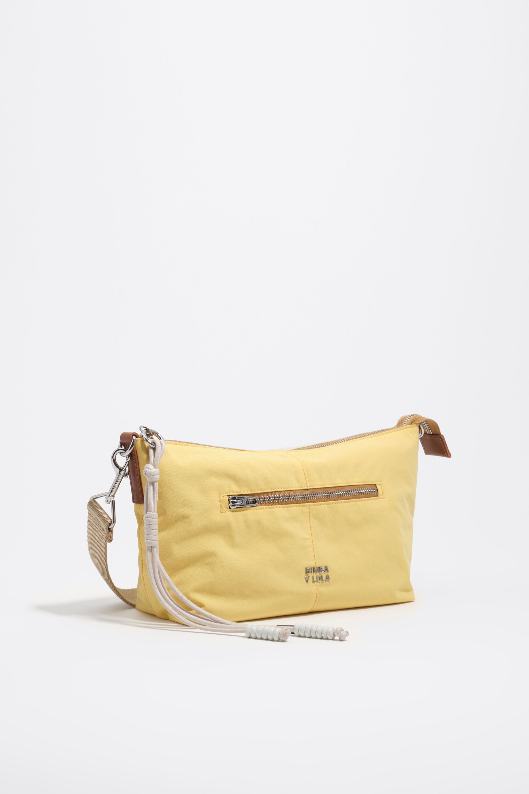 Small banana nylon Trapecio bag