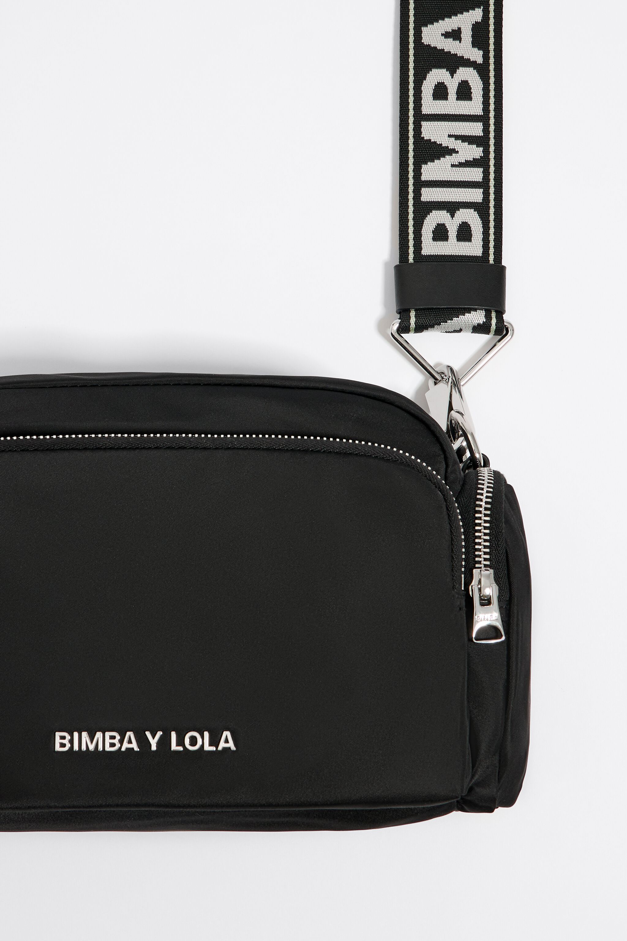 Medium black nylon Pocket bag