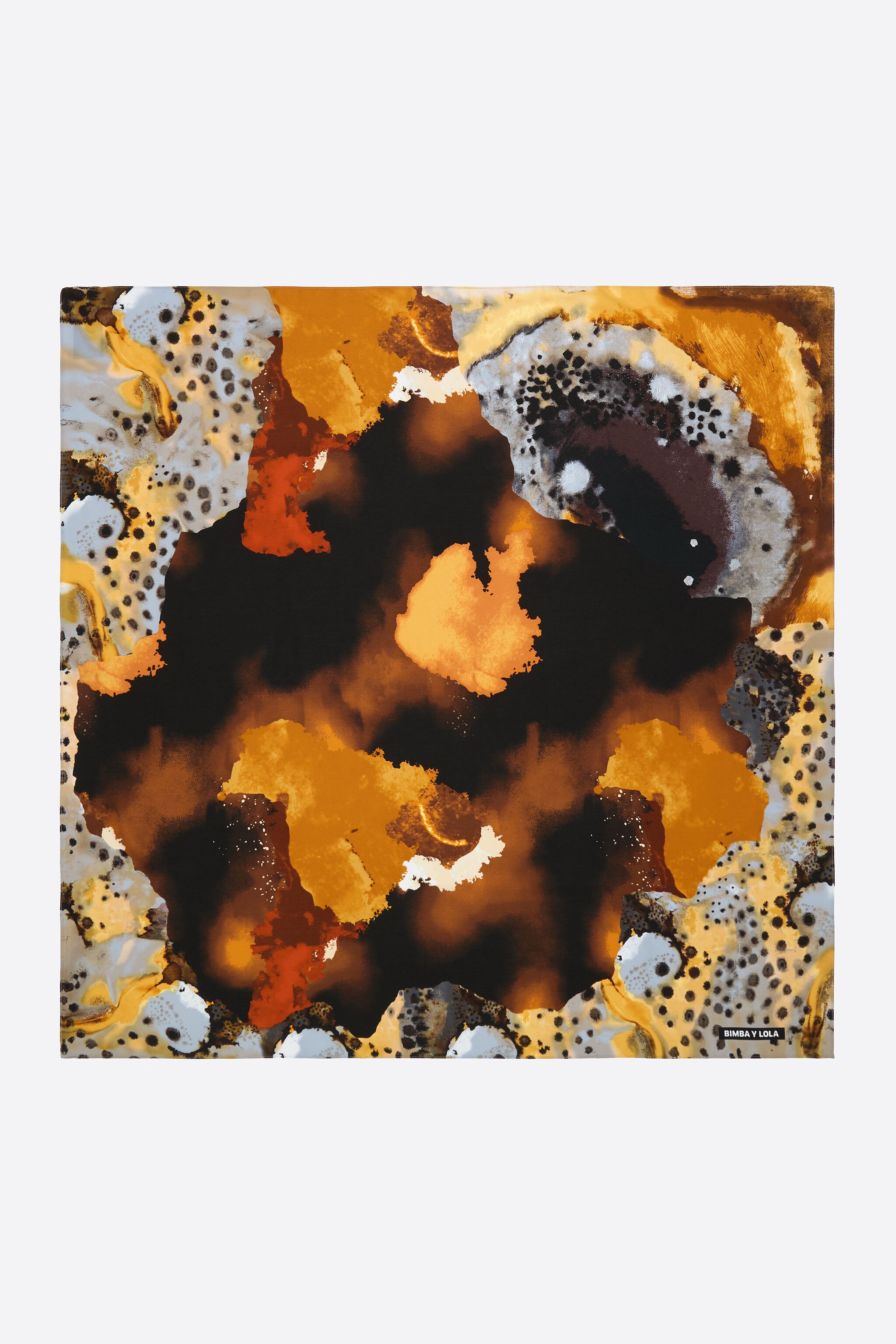 Watercolor stain scarf