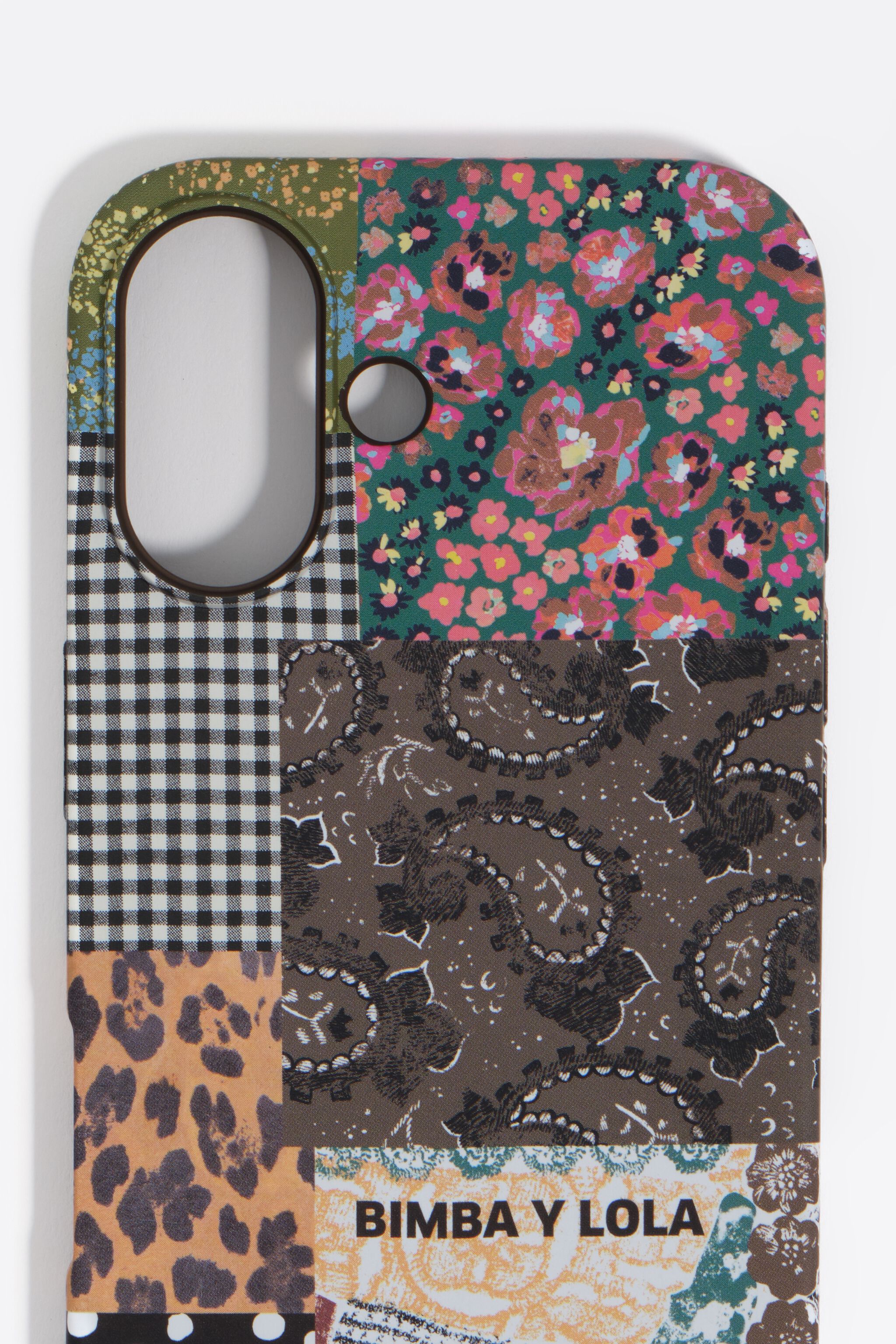 Patchwork iPhone 16 rigid case