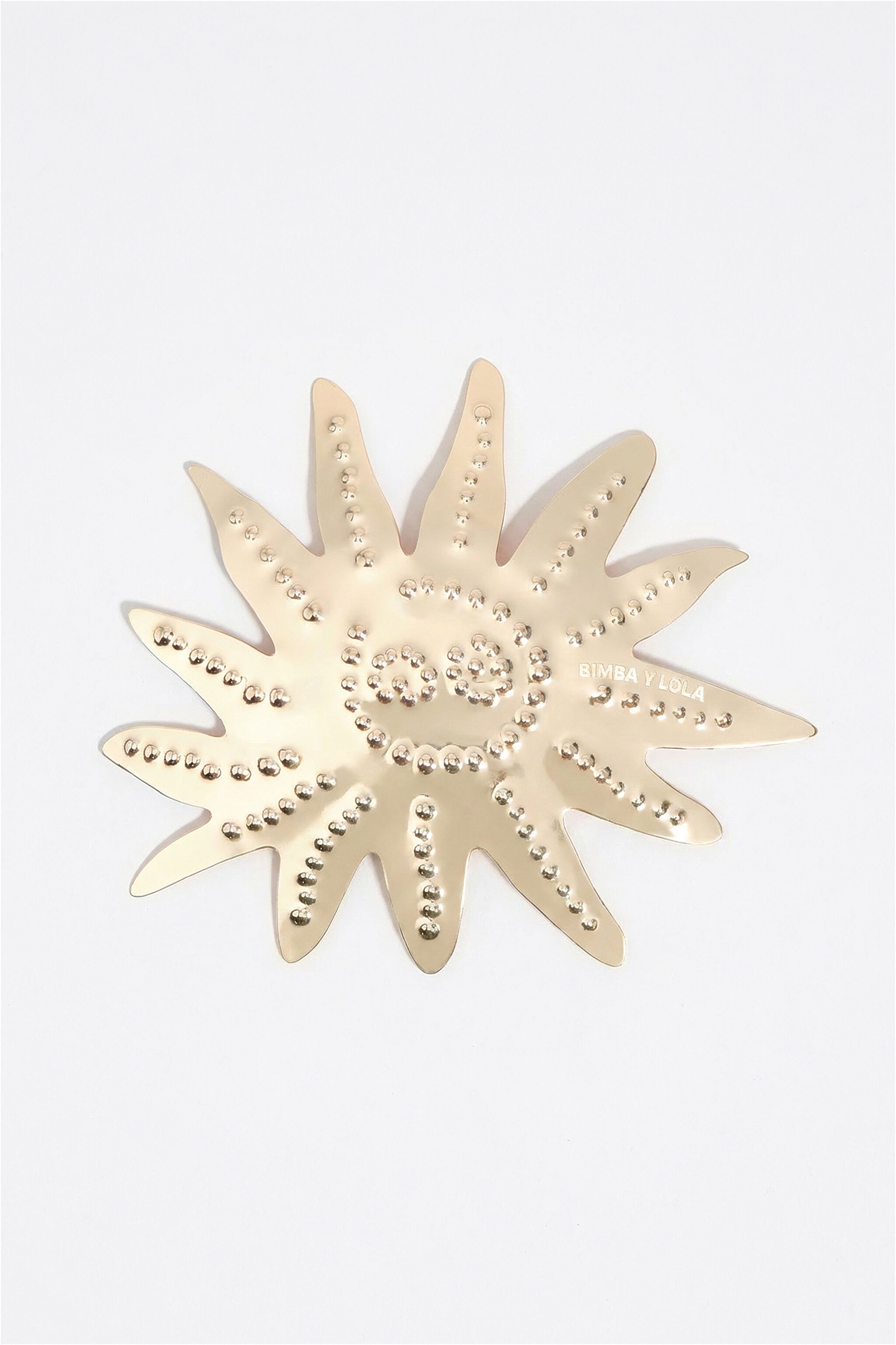 Metal sun hair clip