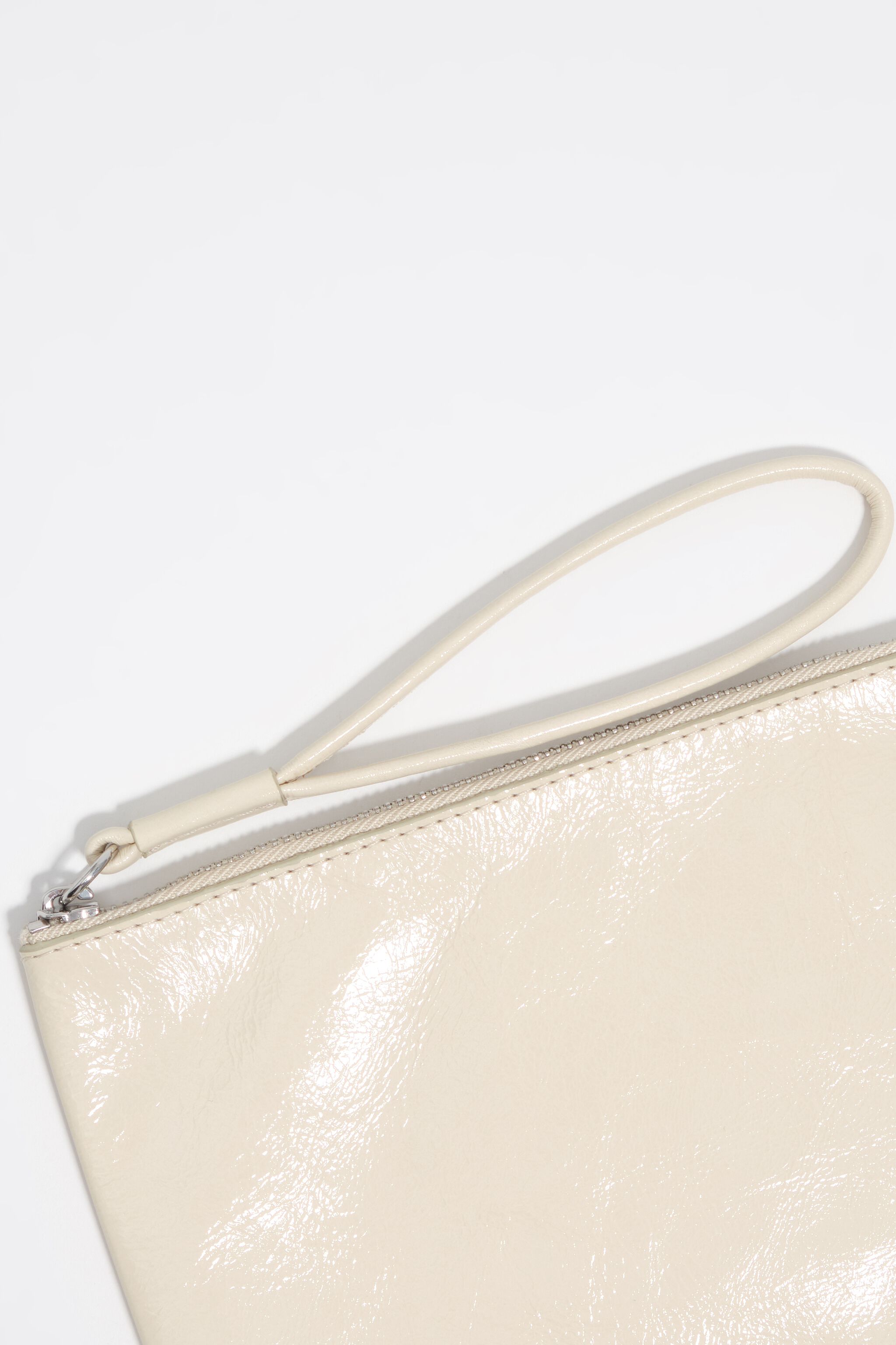Ivory medium leather handbag