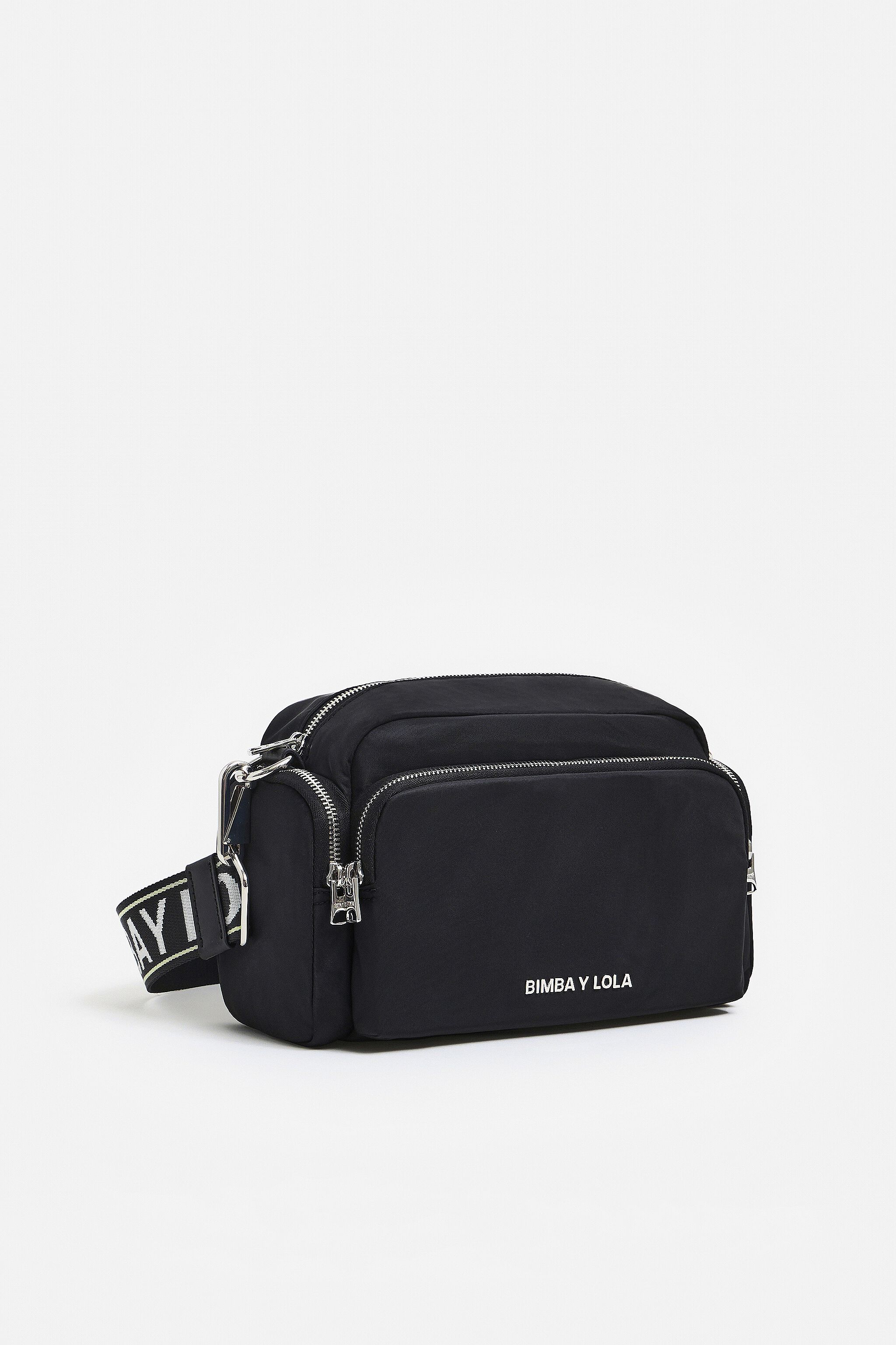 Medium black nylon Pocket bag