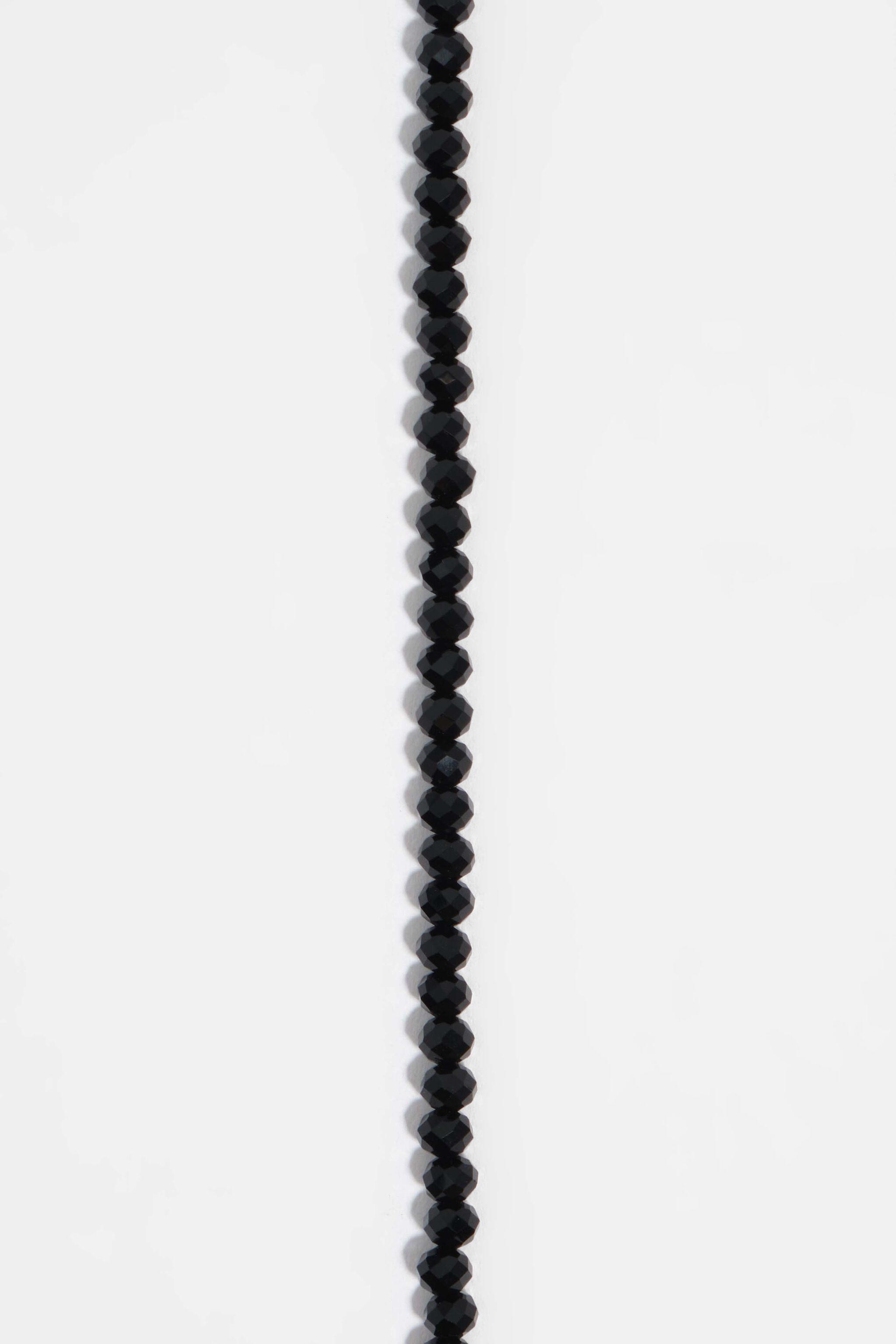 Black chains and crystals necklace