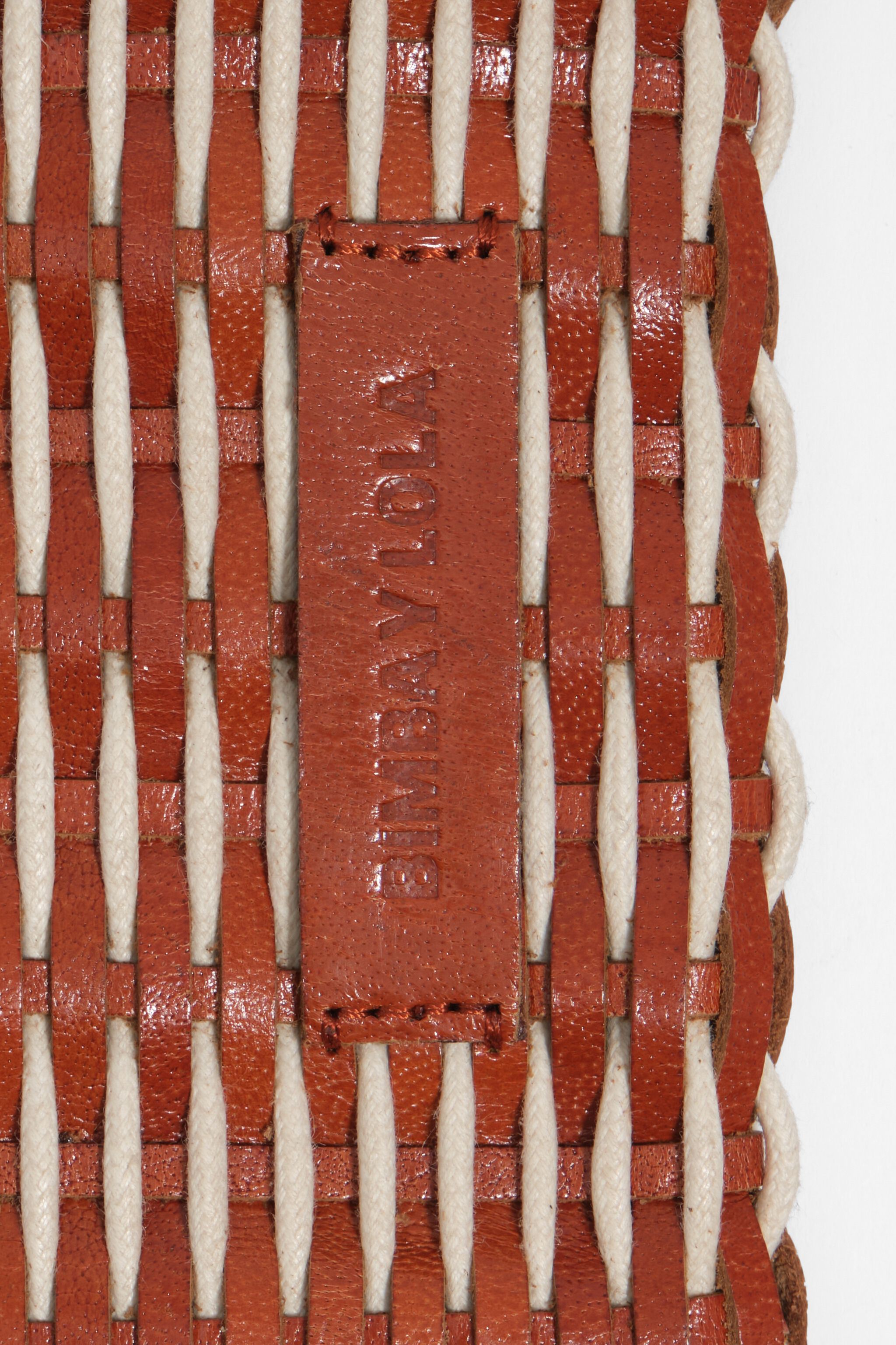Tan leather coin purse