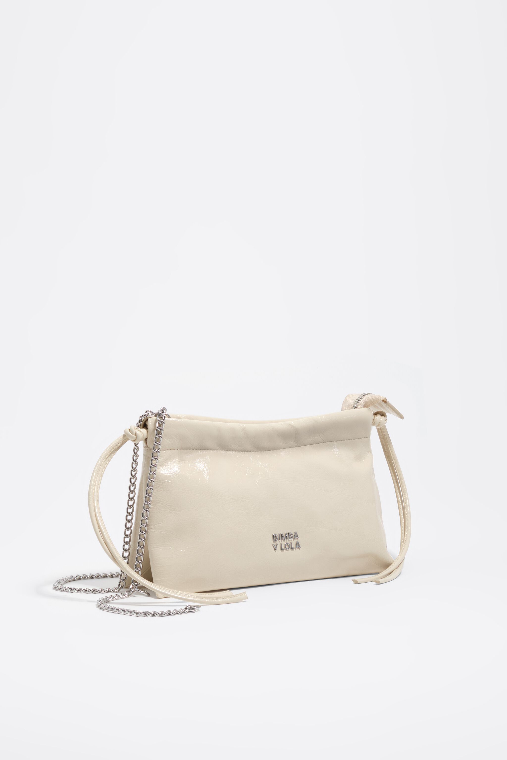 Ivory leather mini bag