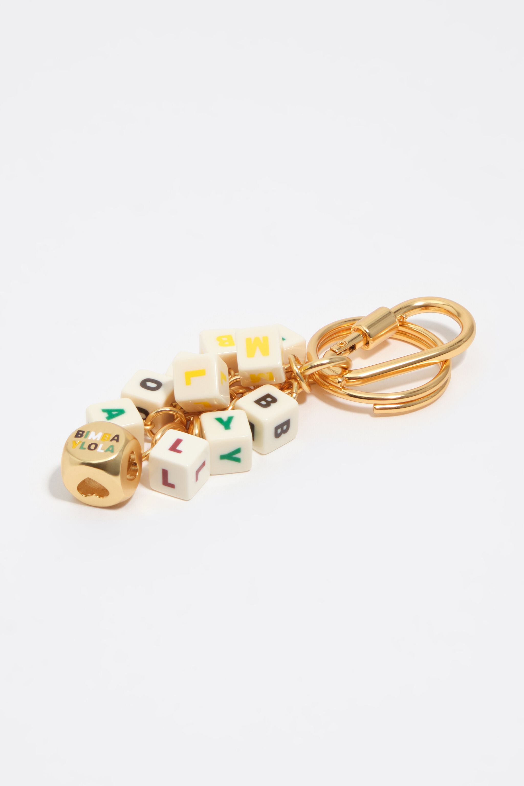 Resin dice key ring