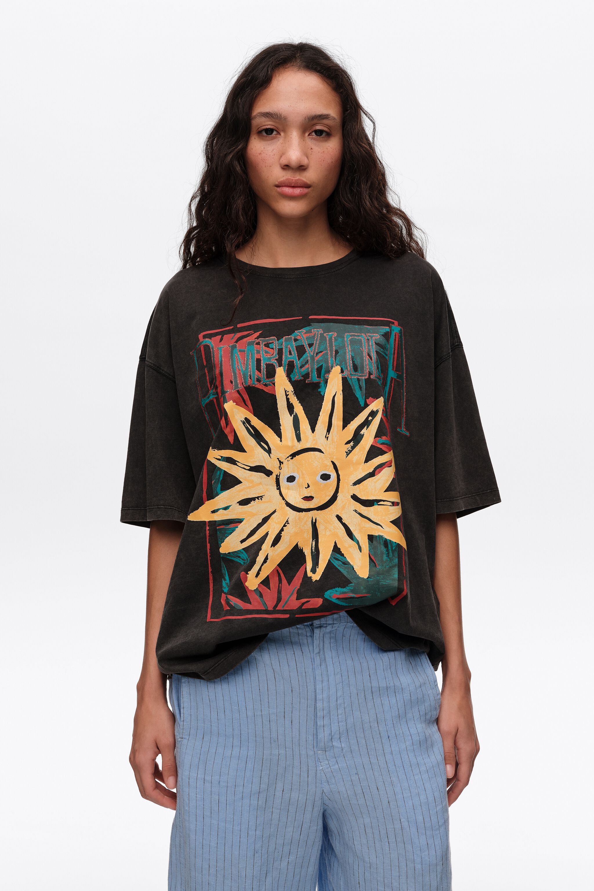 Black Sun logo T-shirt