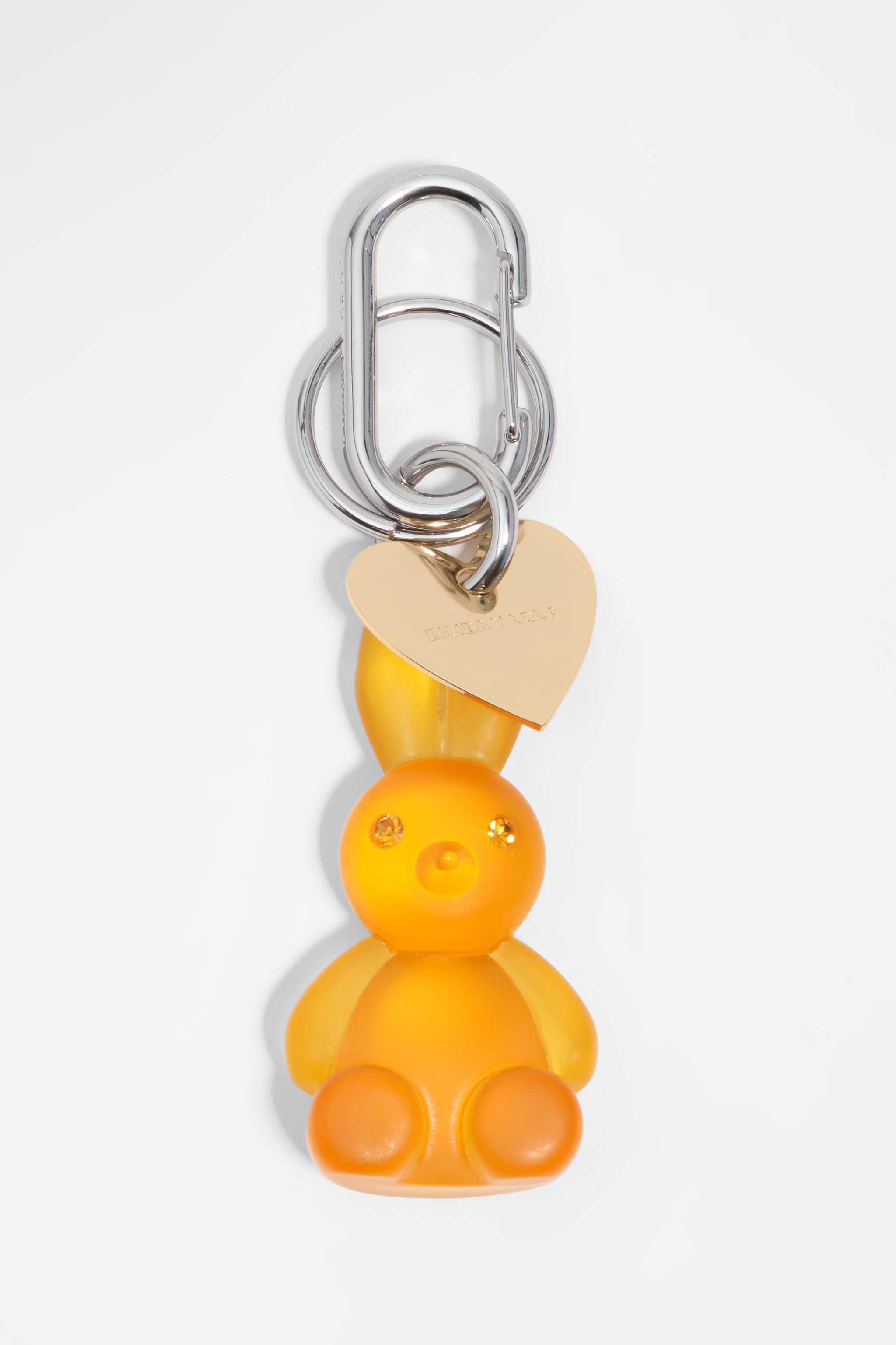 Resin rabbit key ring