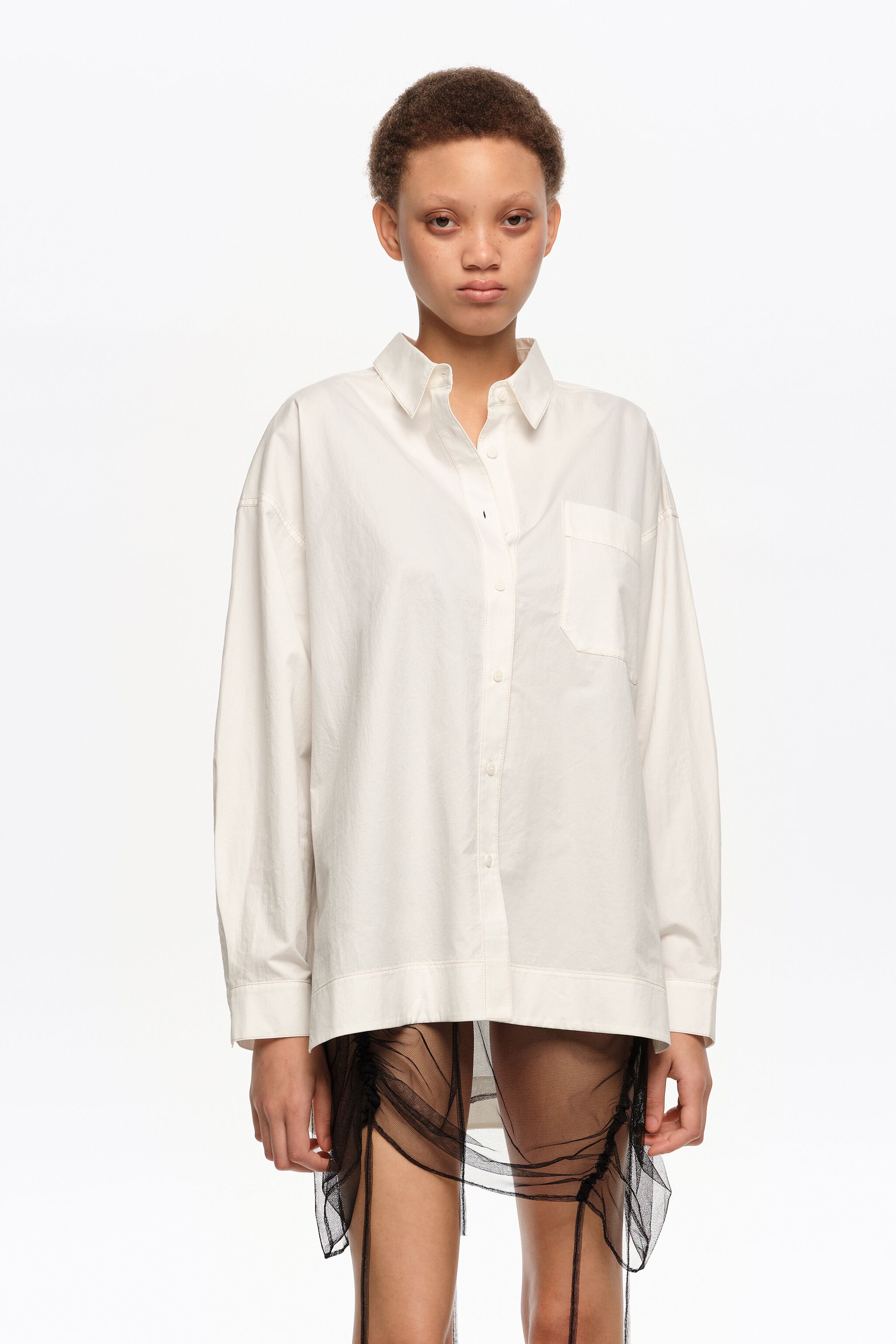 Ivory cotton shirt