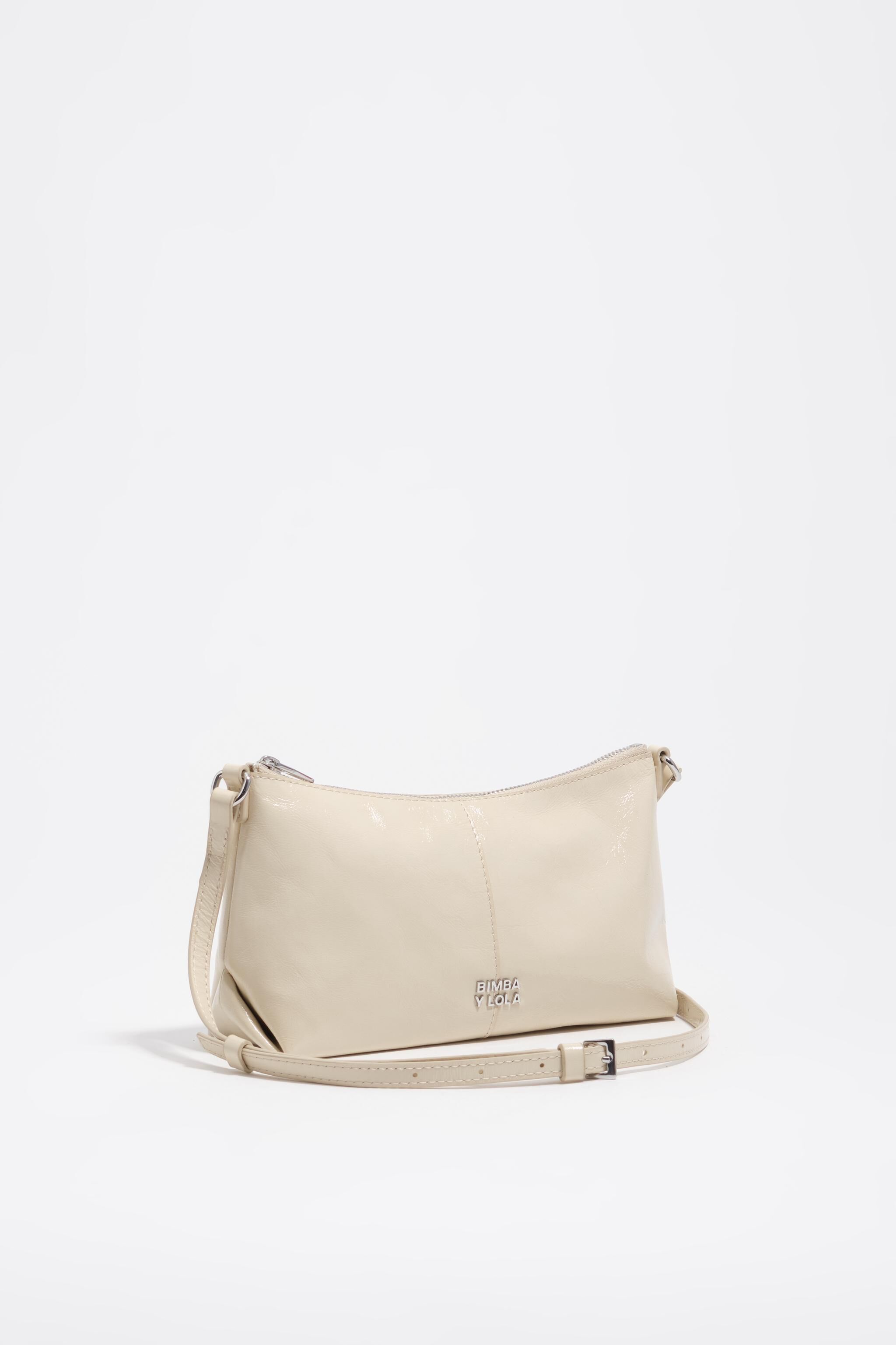 Ivory leather mini bag