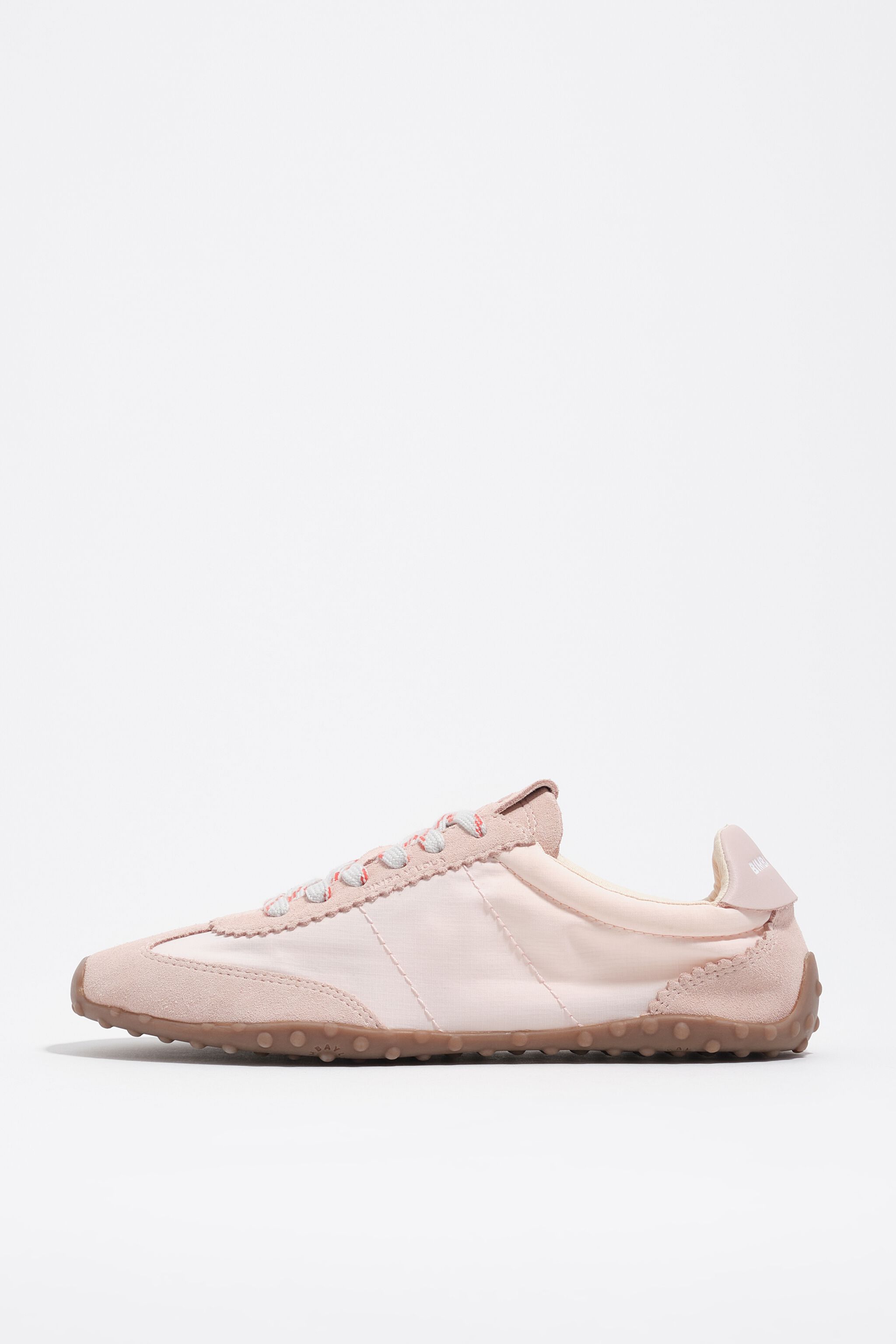 Pink suede and nylon 13 29 sneaker