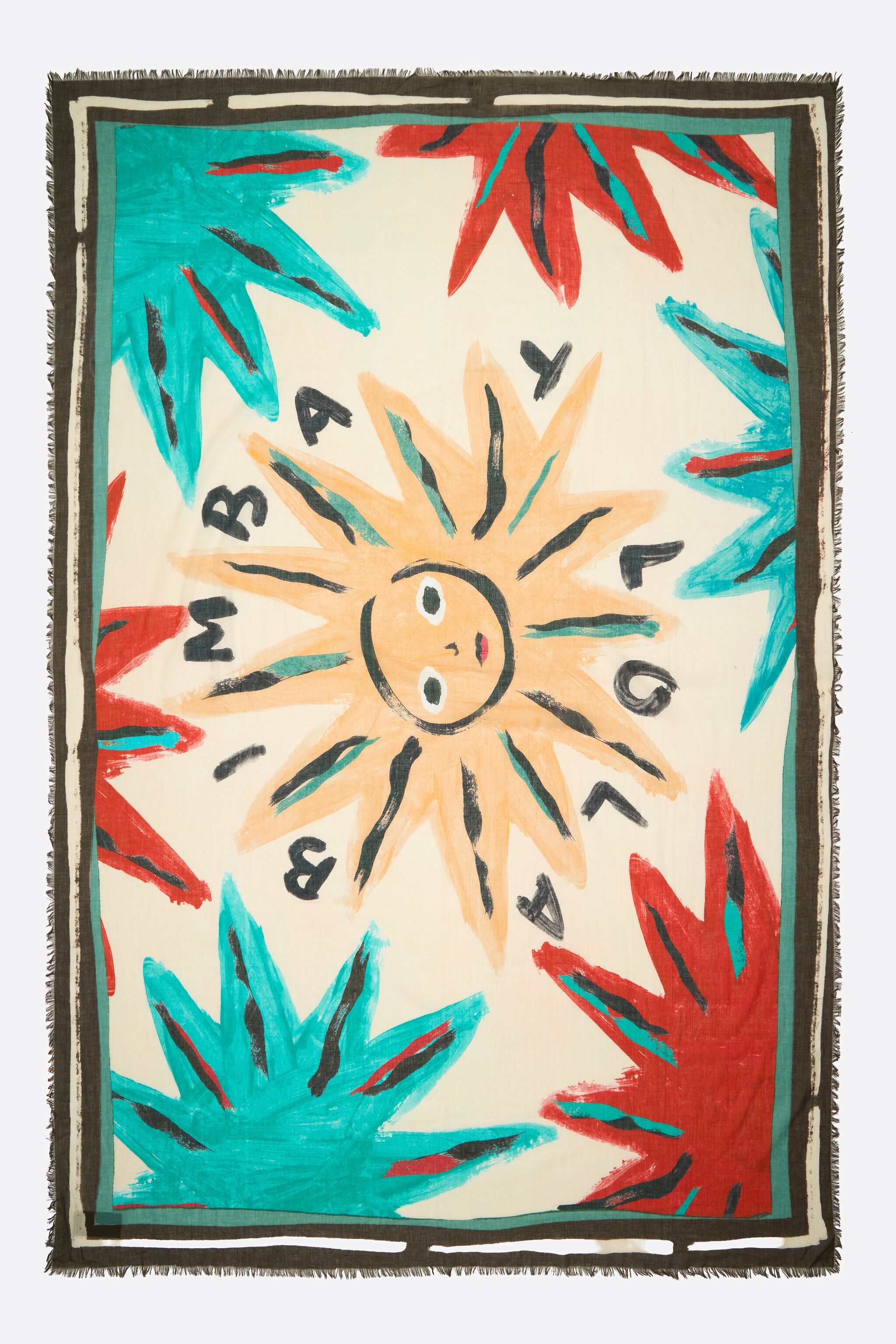 Washed cotton sun sarong