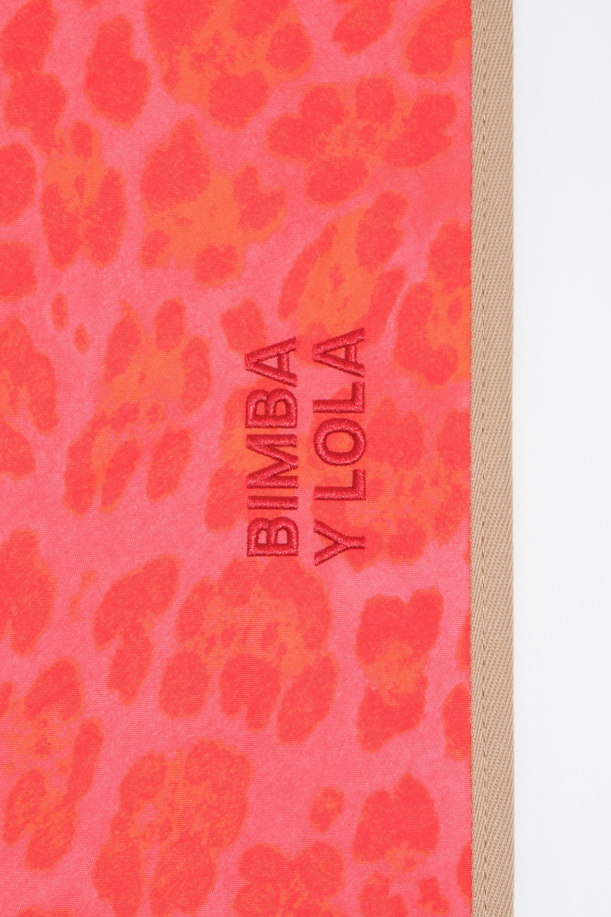 Pink leopard nylon laptop sleeve