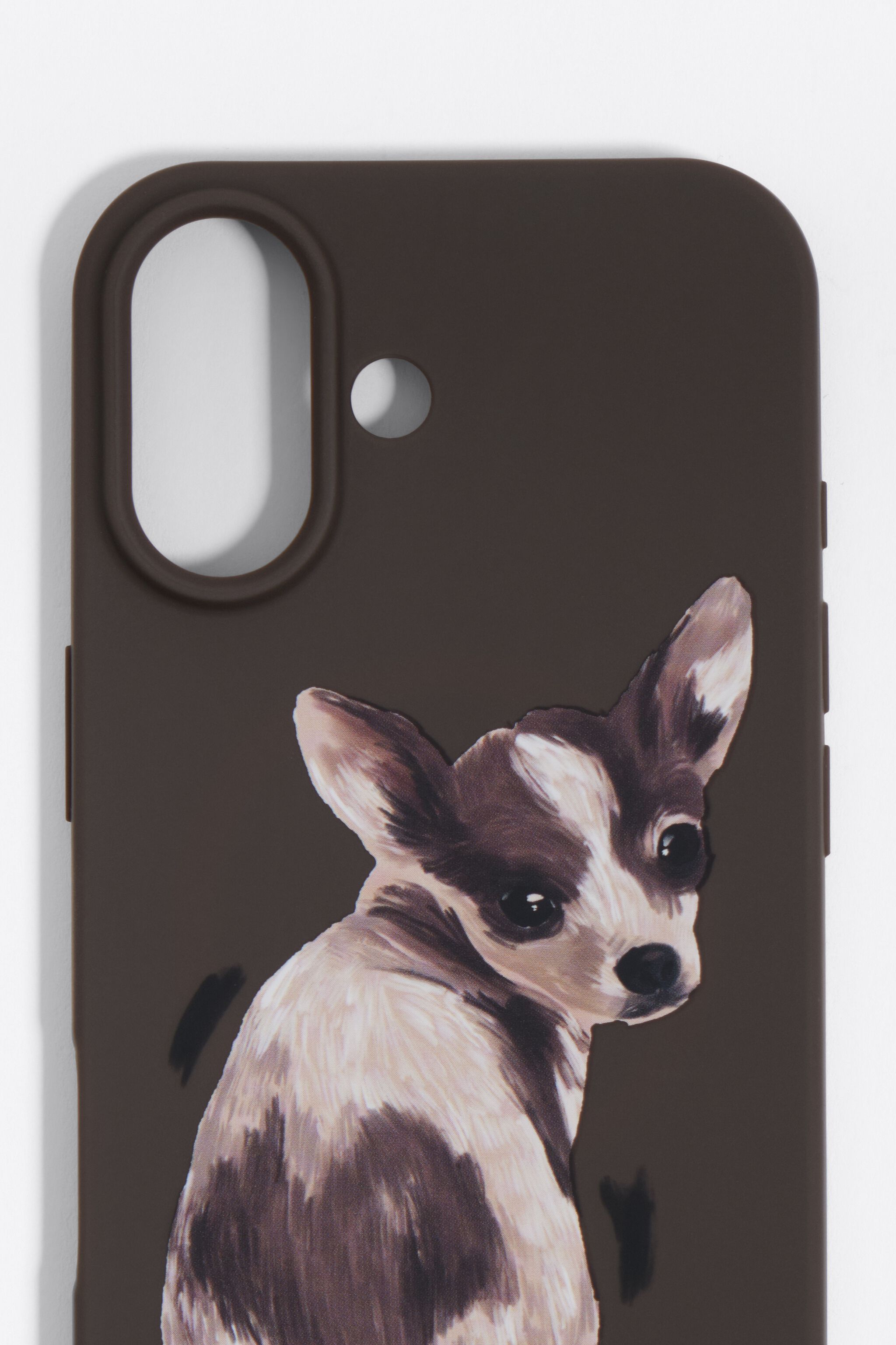 Chocolate chihuahua iPhone 17 hard case
