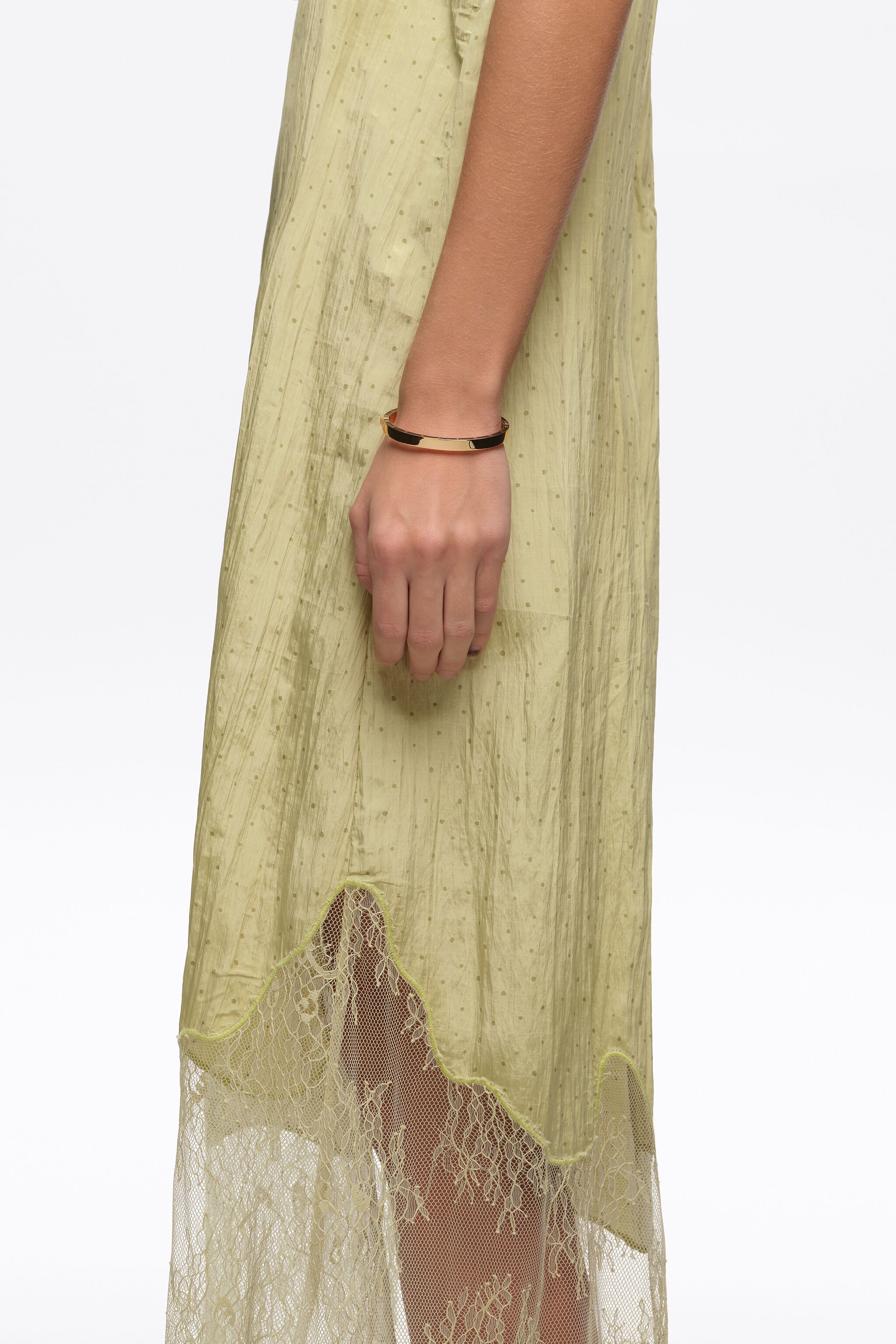 Brown hinge logo bracelet