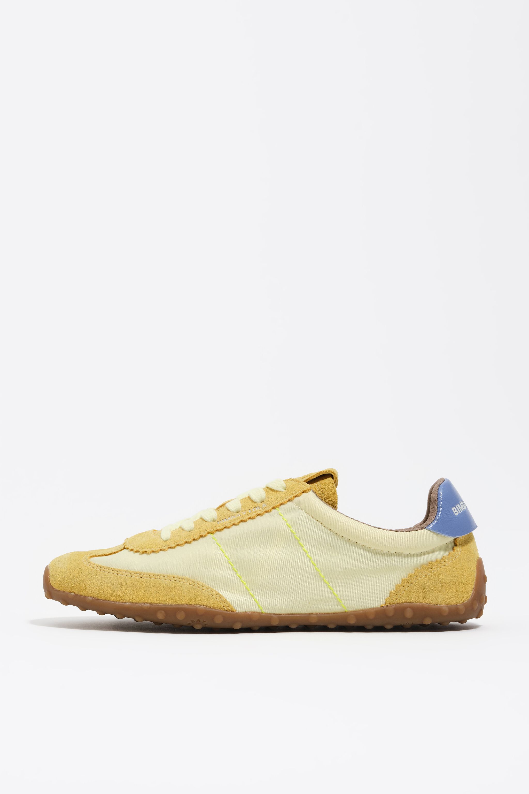 Yellow suede and nylon 13 29 sneaker