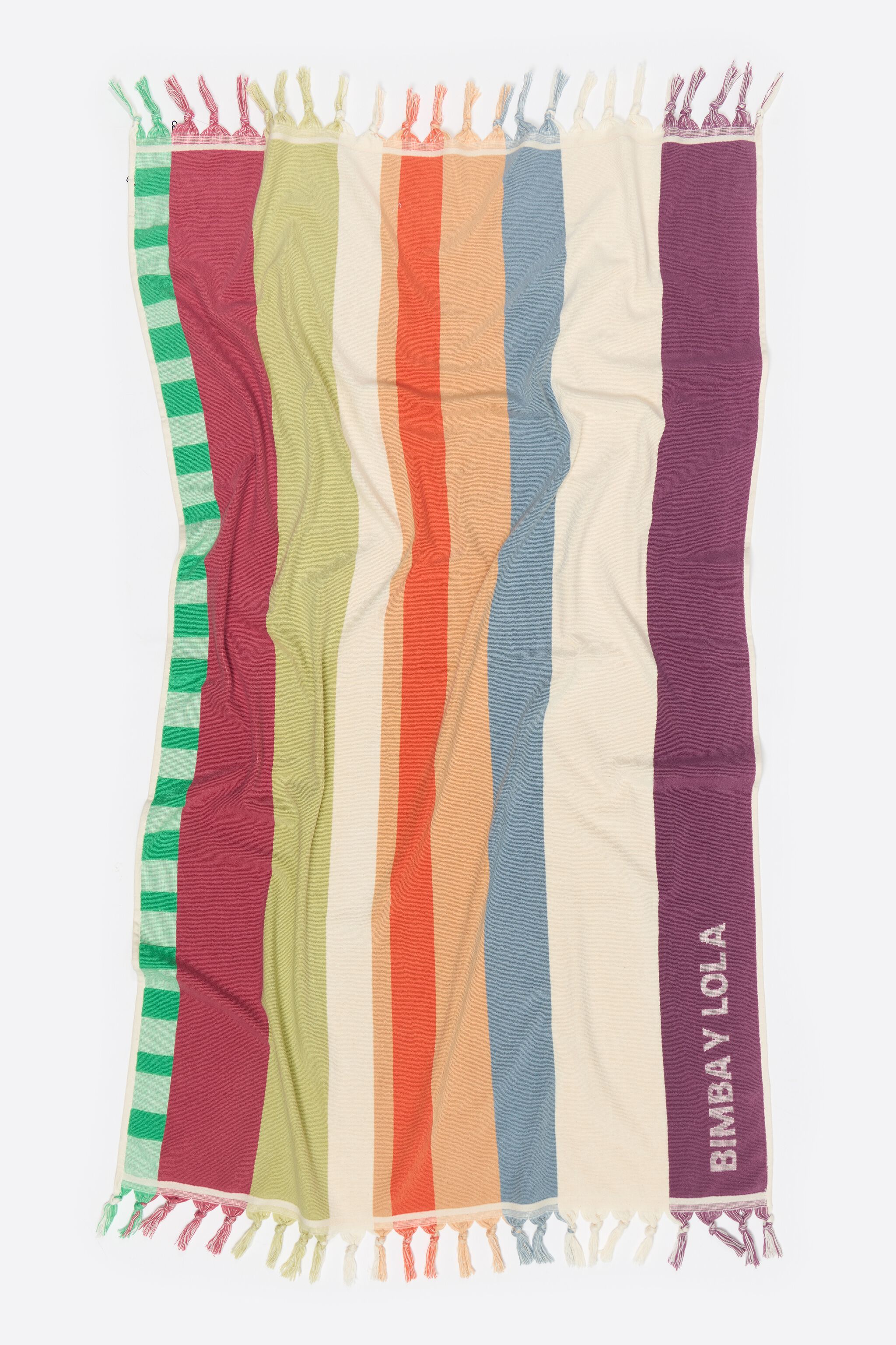 Multicolor striped towel