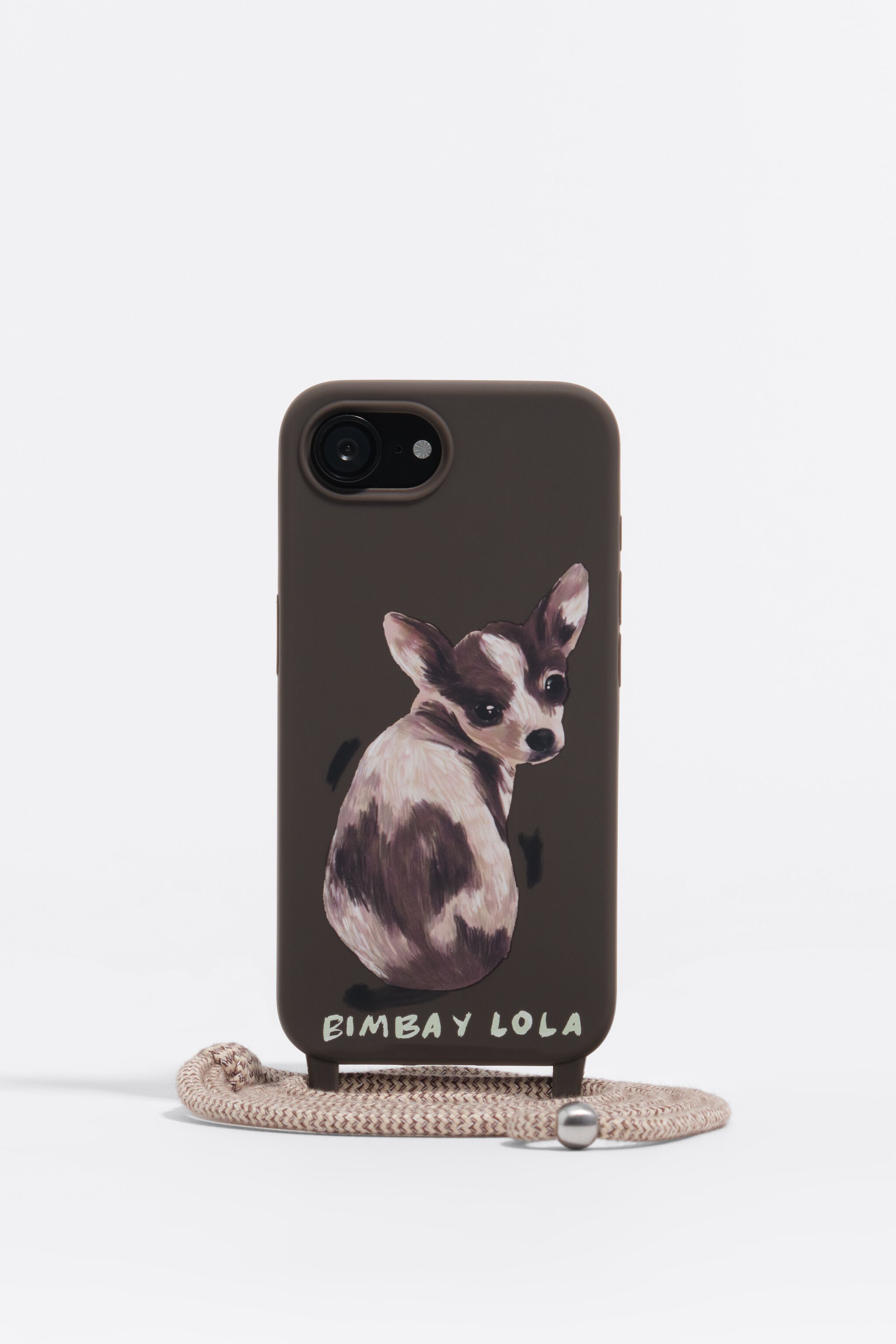Chocolate chihuahua iPhone 16 e hard case