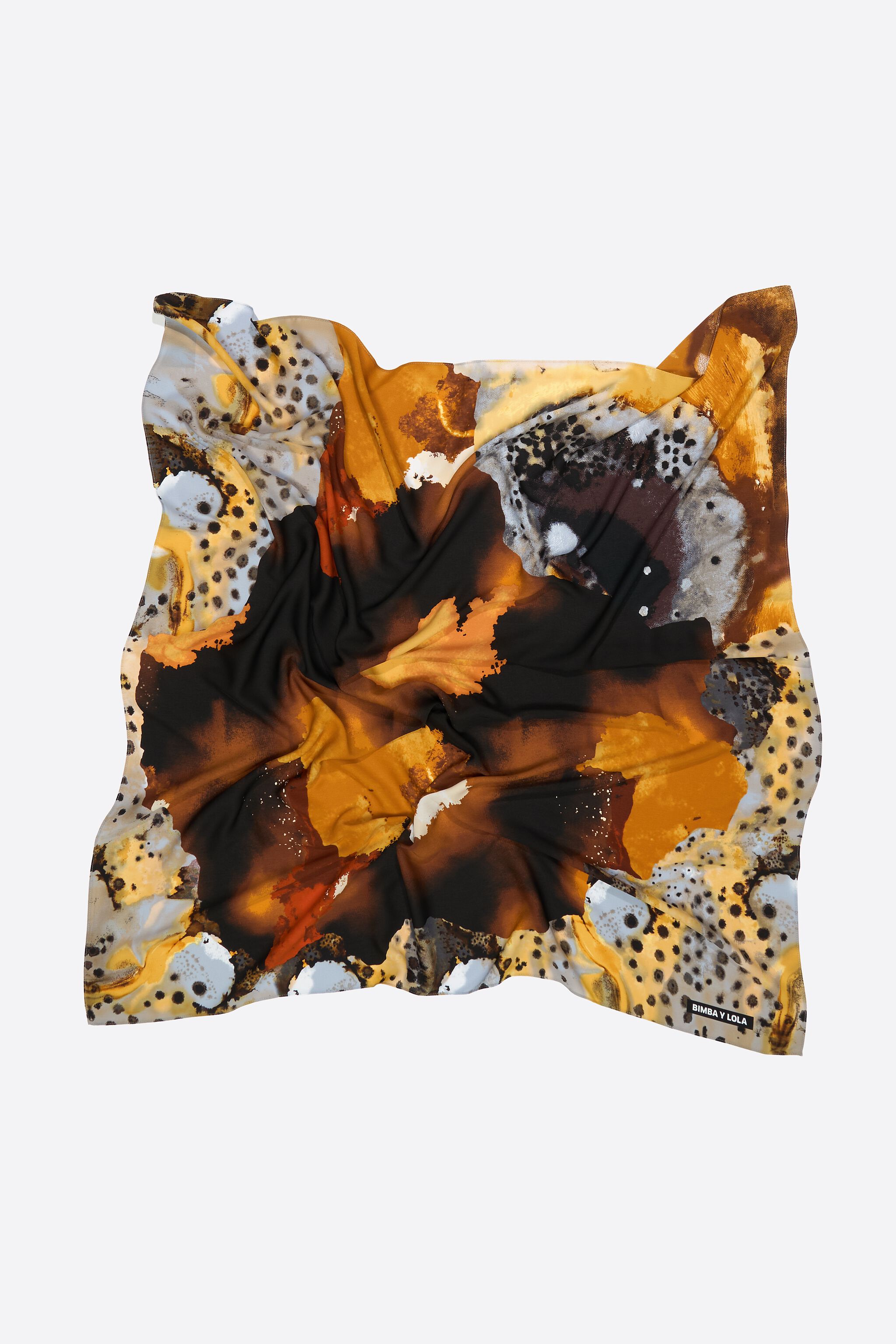 Watercolor stain scarf