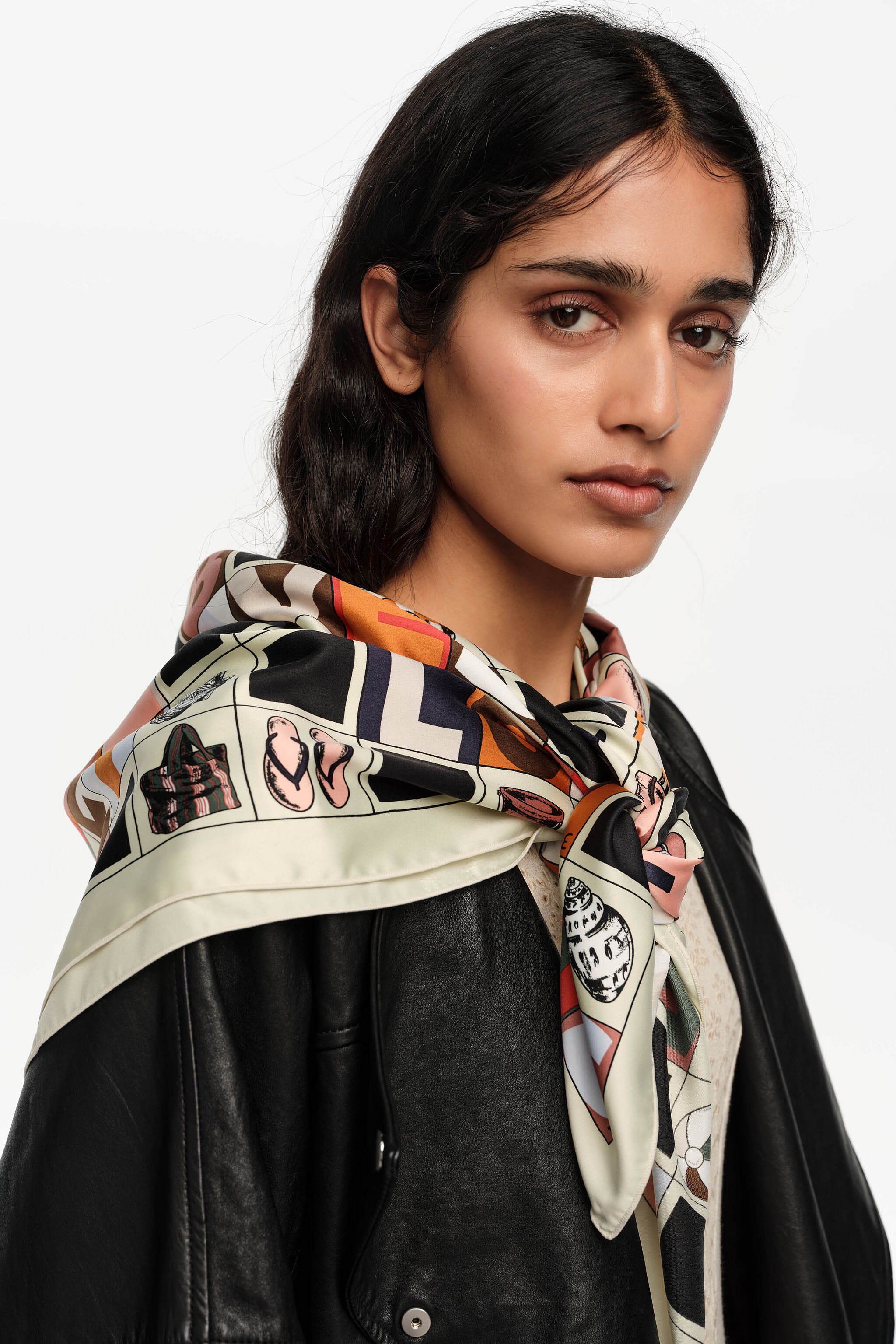 Crossword scarf