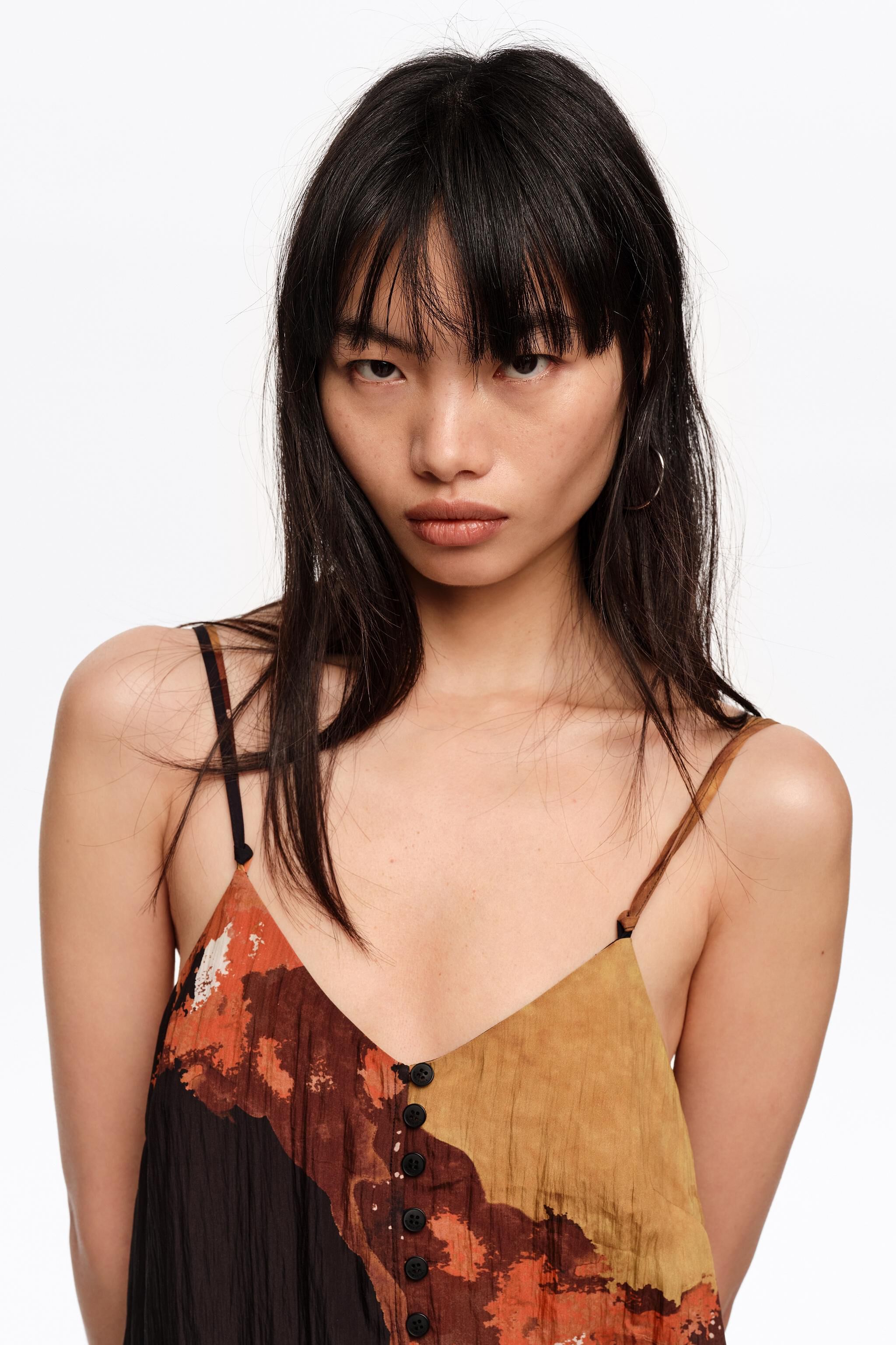 Blot black A-line jumpsuit