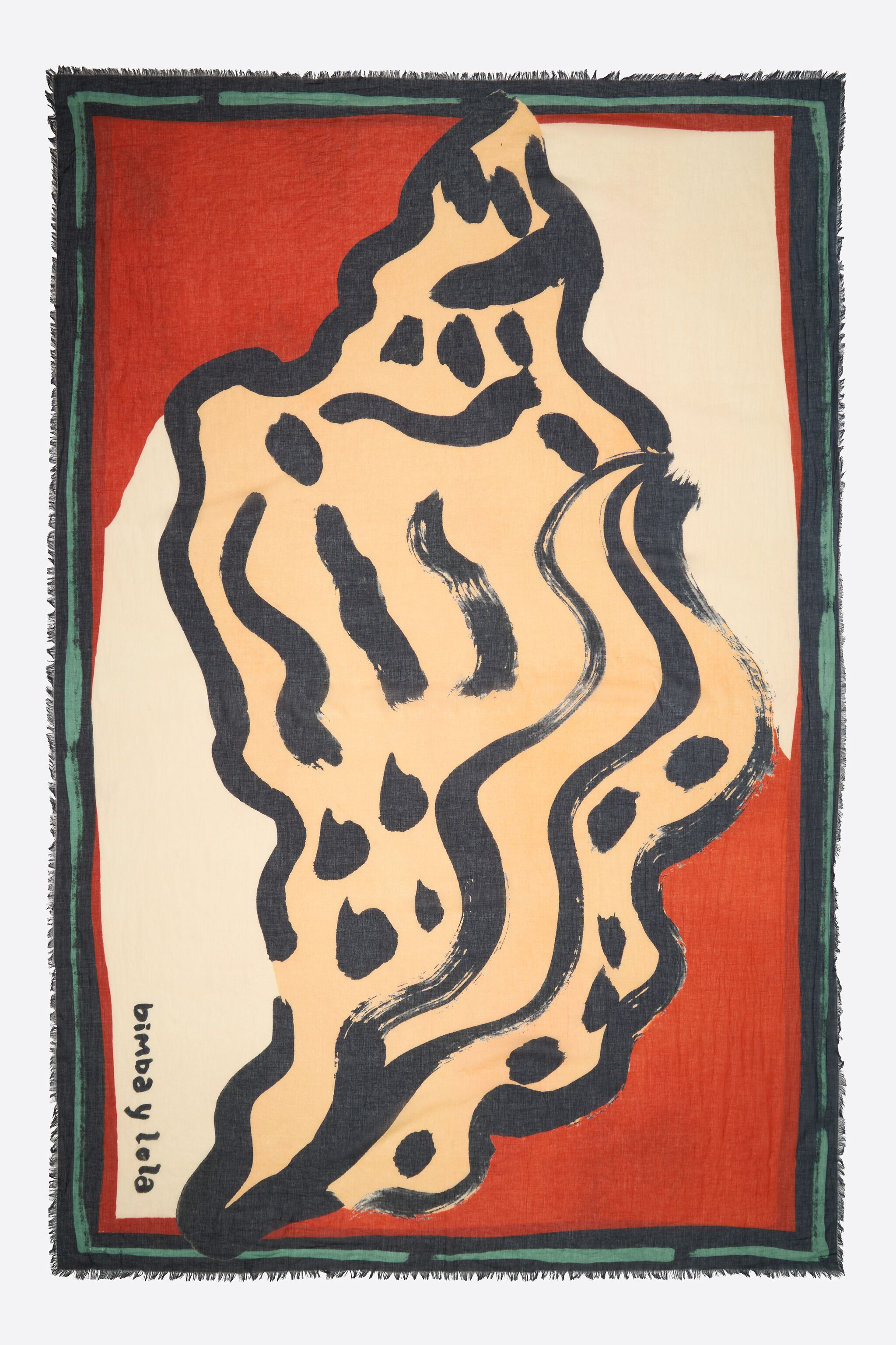Washed cotton seashell sarong