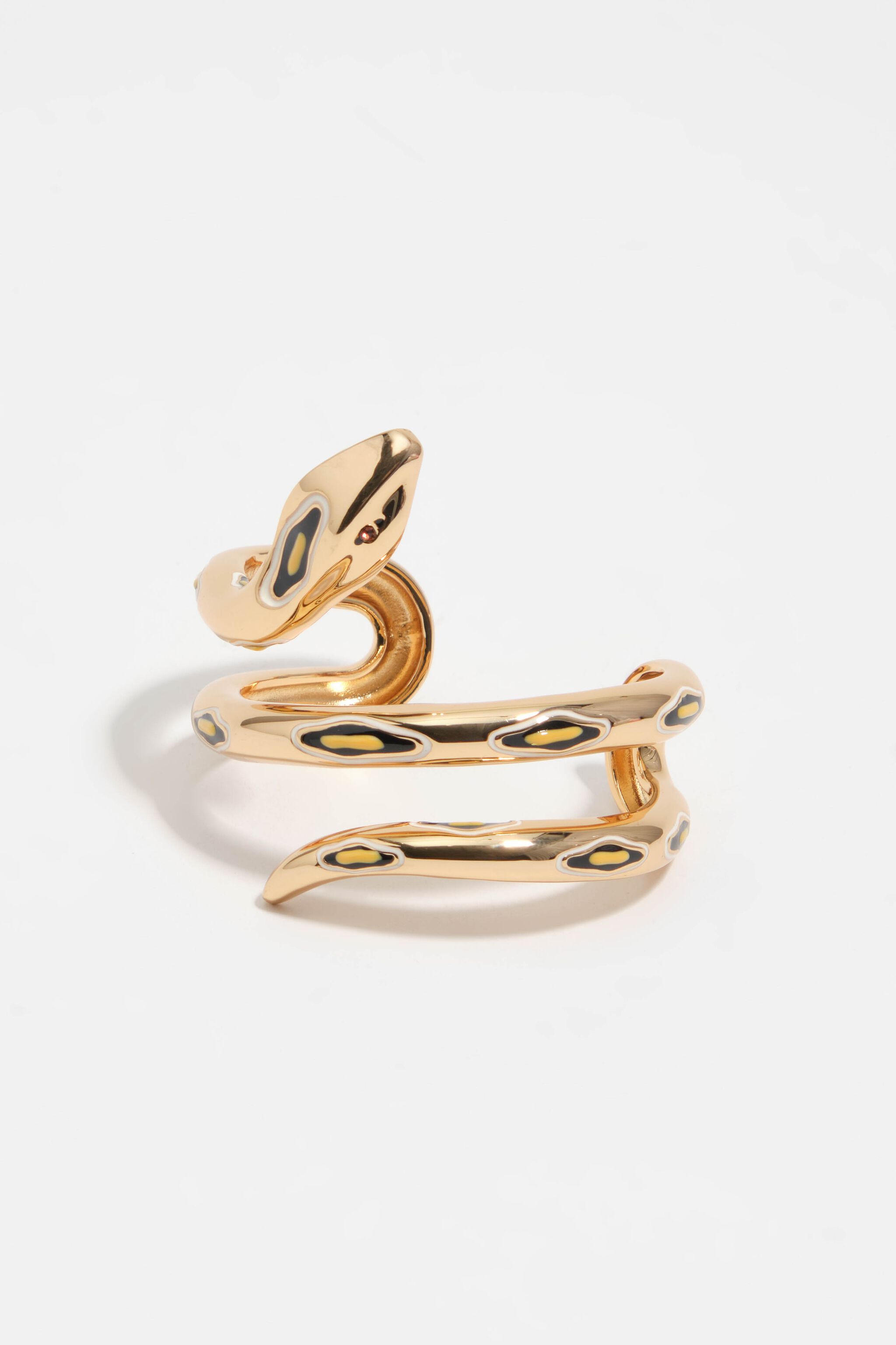 Gold snake bracelet