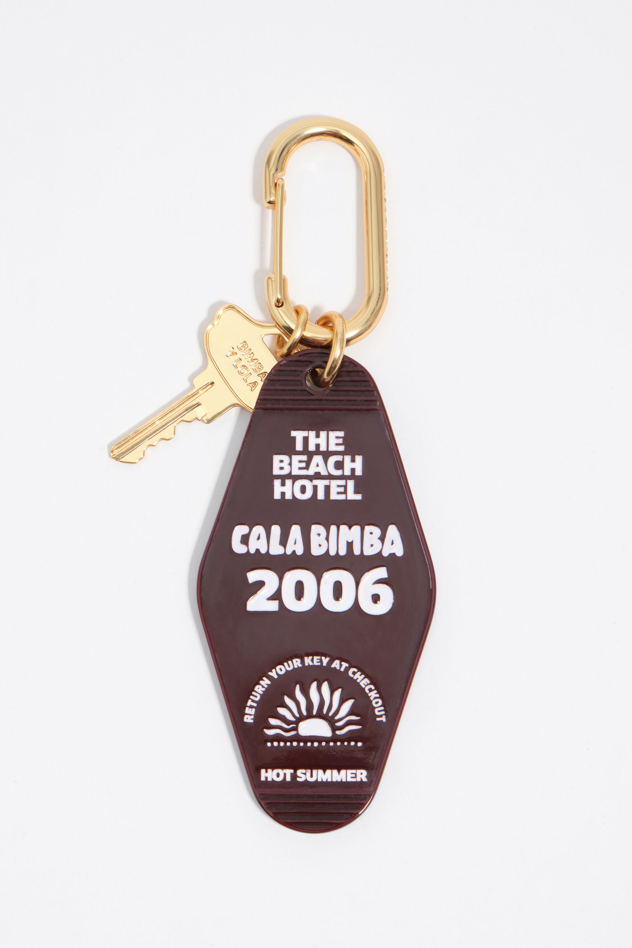 Resin hotel key ring